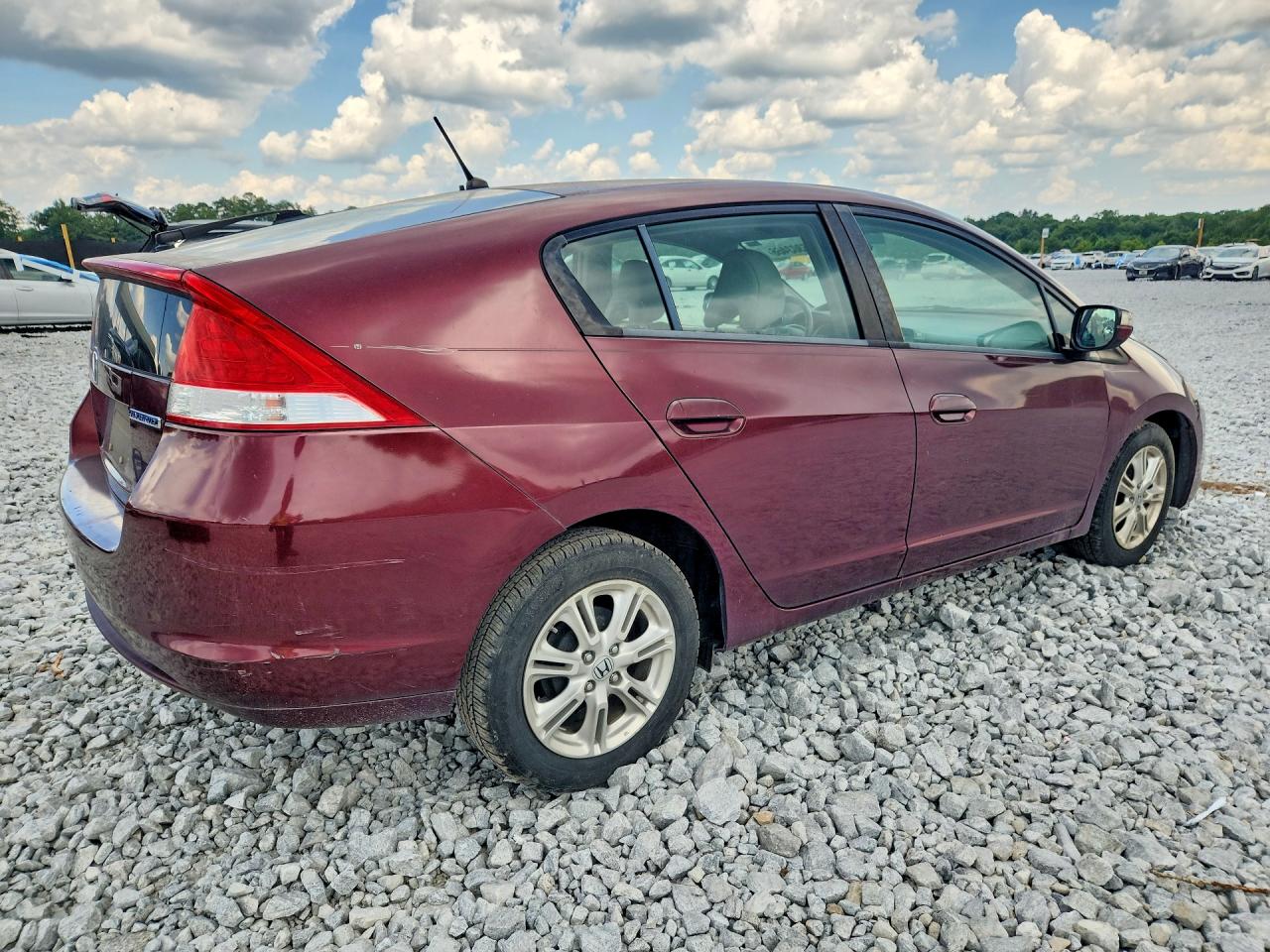 2011 Honda Insight Ex Бордовый vin: JHMZE2H76BS005988