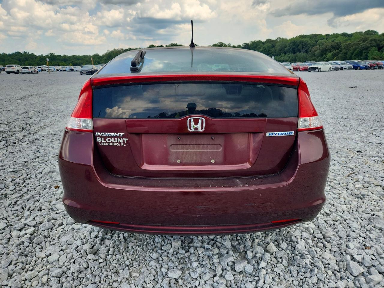2011 Honda Insight Ex Бордовый vin: JHMZE2H76BS005988