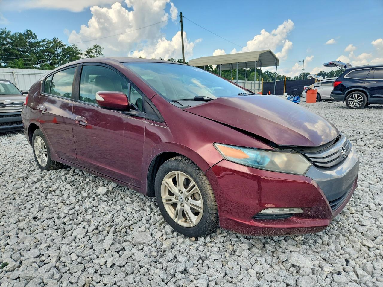 2011 Honda Insight Ex Бордовый vin: JHMZE2H76BS005988