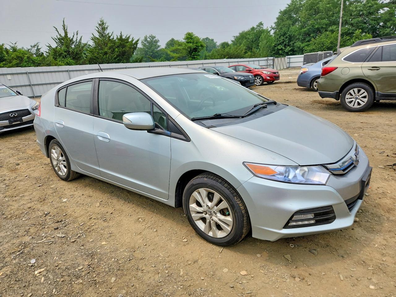 2012 Honda Insight Ex Silver vin: JHMZE2H76CS005295