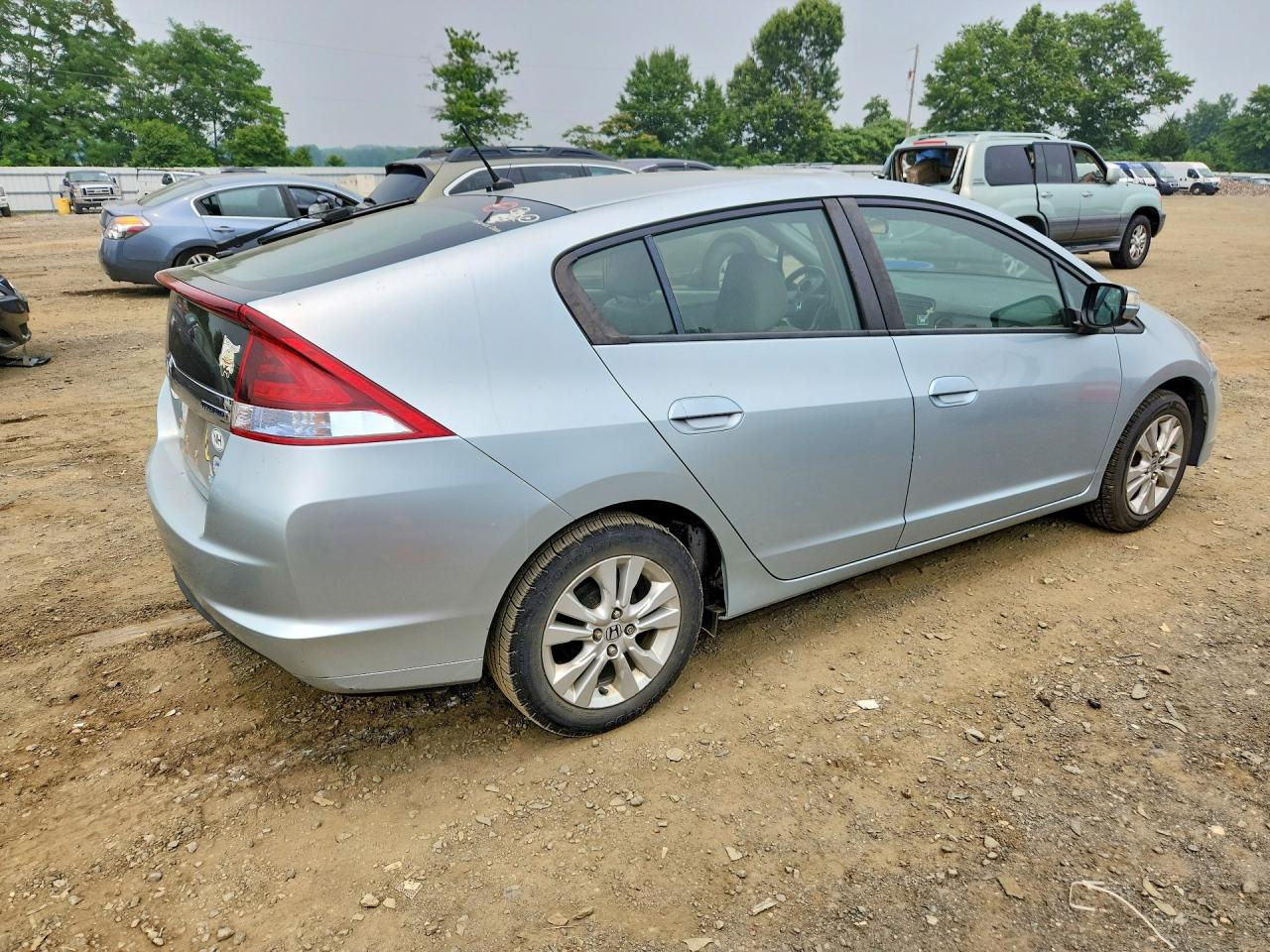 2012 Honda Insight Ex Silver vin: JHMZE2H76CS005295