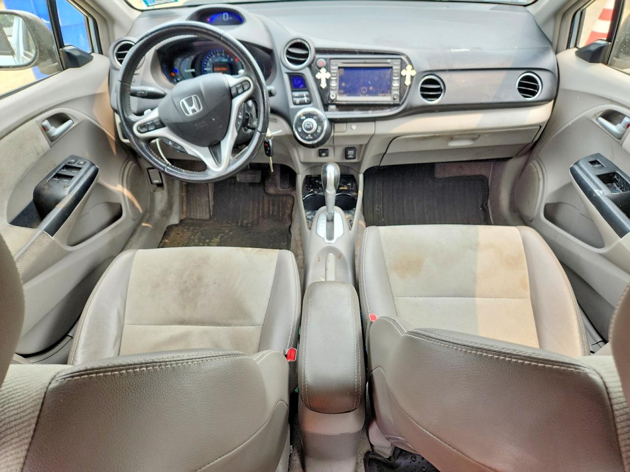 2012 Honda Insight Ex Silver vin: JHMZE2H76CS005295