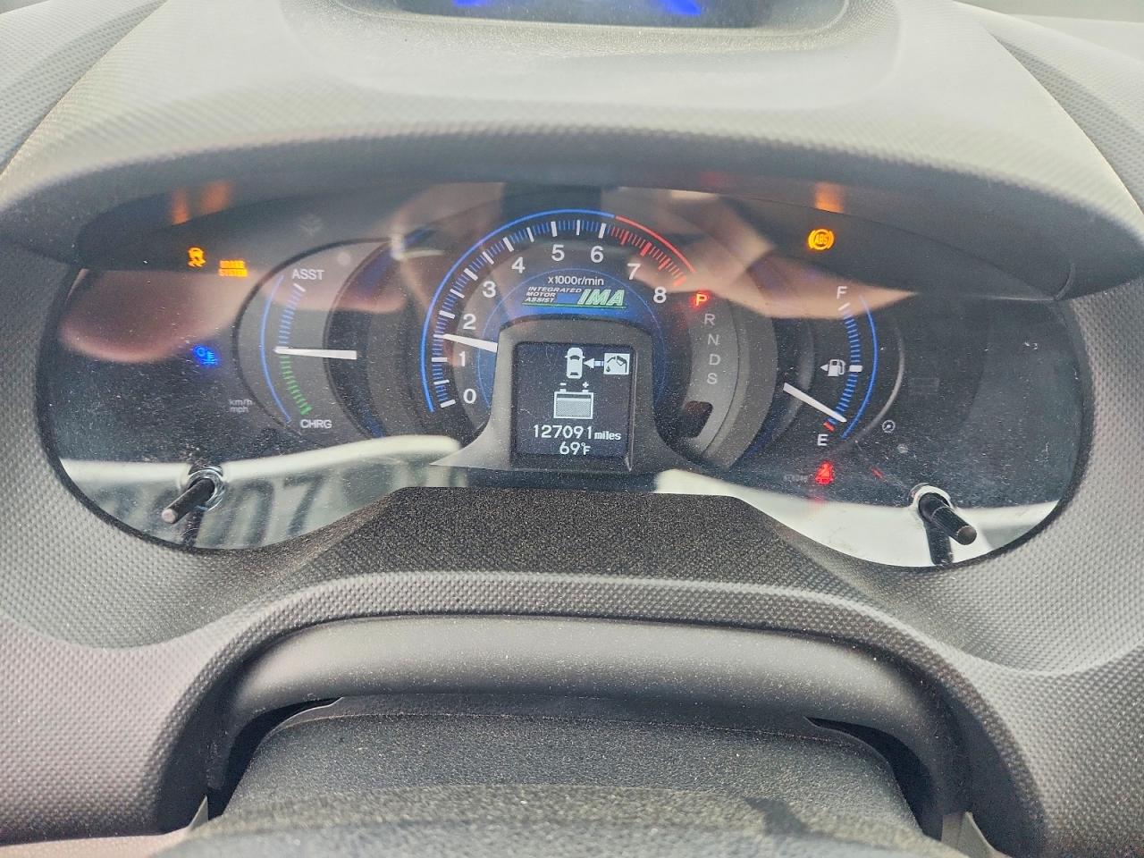 2013 Honda Insight Ex Silver vin: JHMZE2H76DS001975