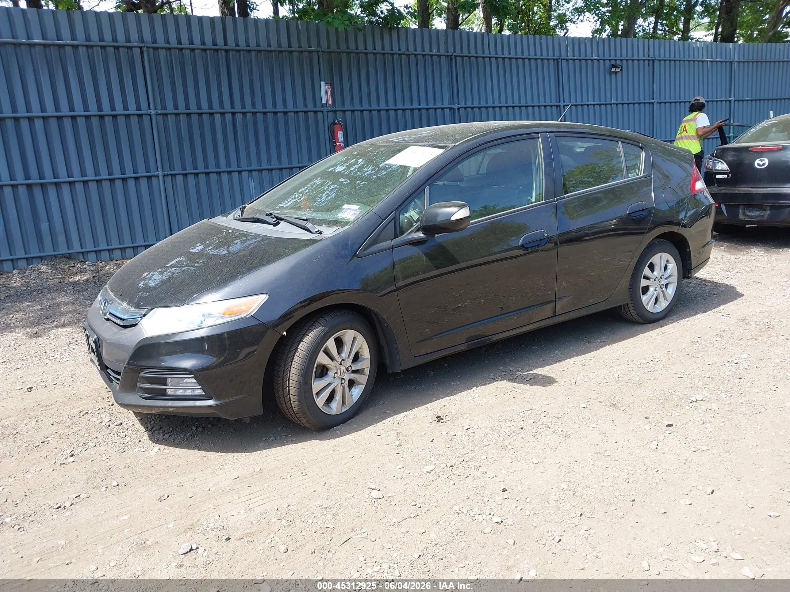 2013 Honda Insight Ex Black vin: JHMZE2H76DS002799
