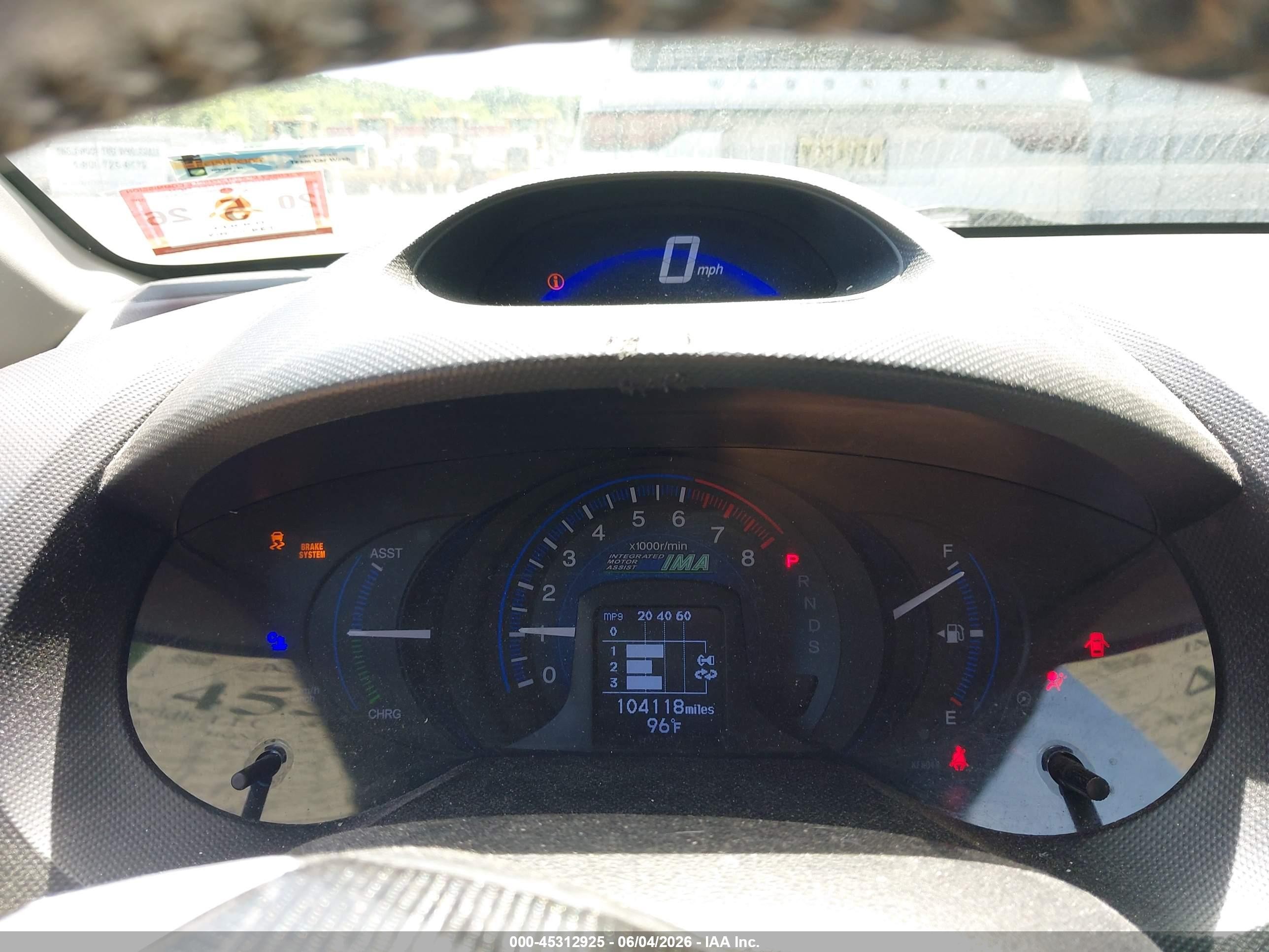 2013 Honda Insight Ex Black vin: JHMZE2H76DS002799