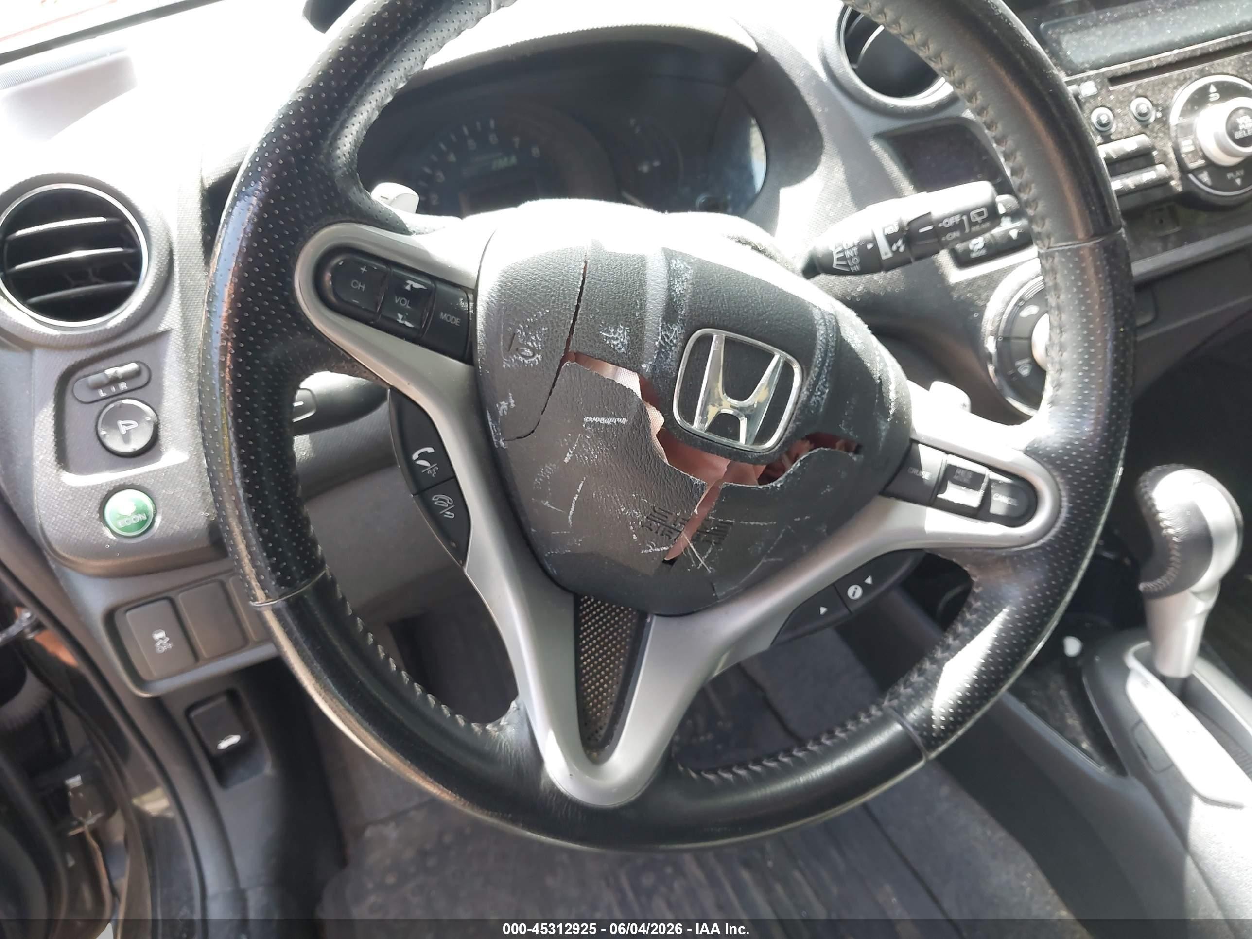 2013 Honda Insight Ex Black vin: JHMZE2H76DS002799