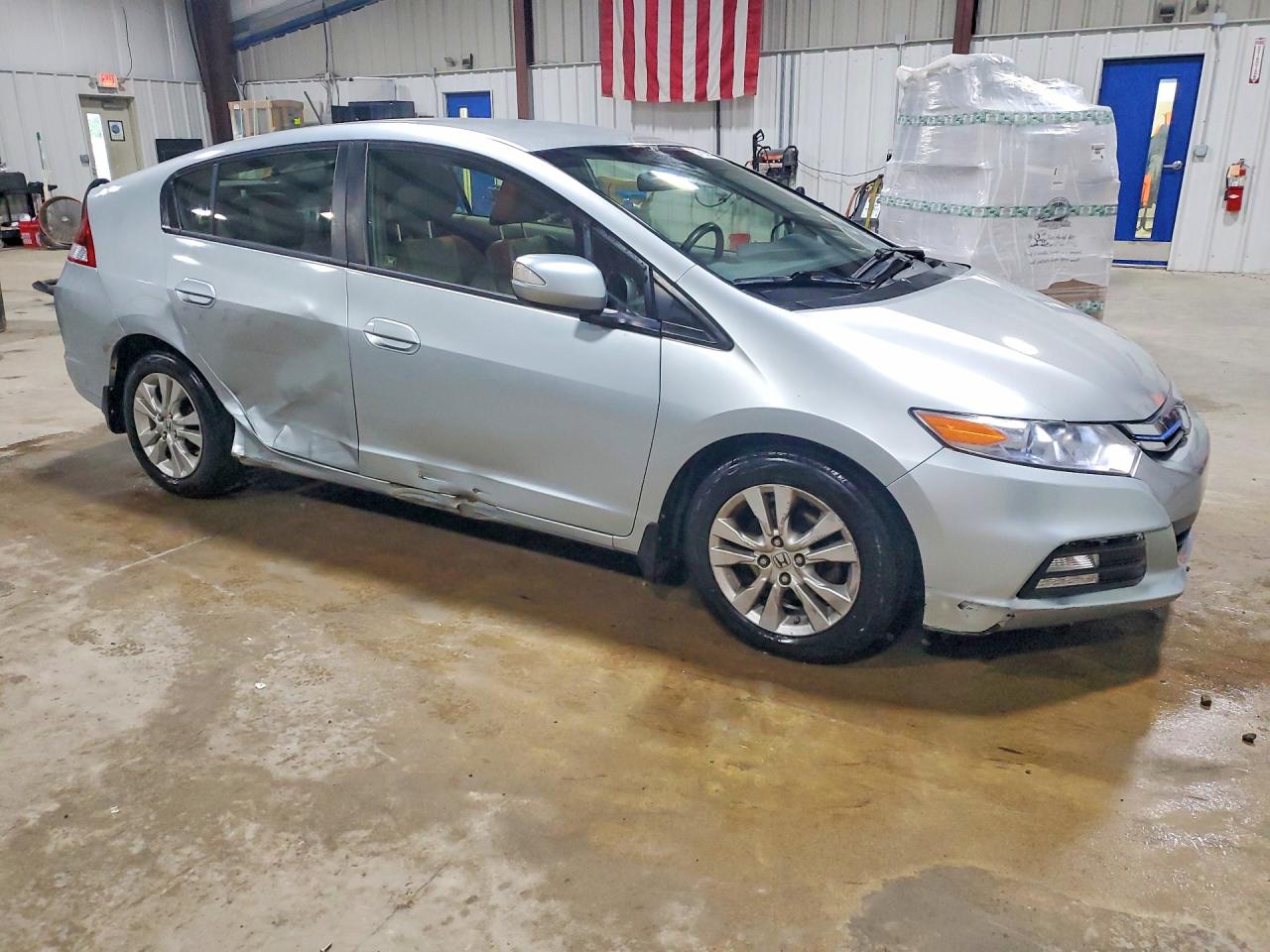2013 Honda Insight Ex Silver vin: JHMZE2H76DS004214