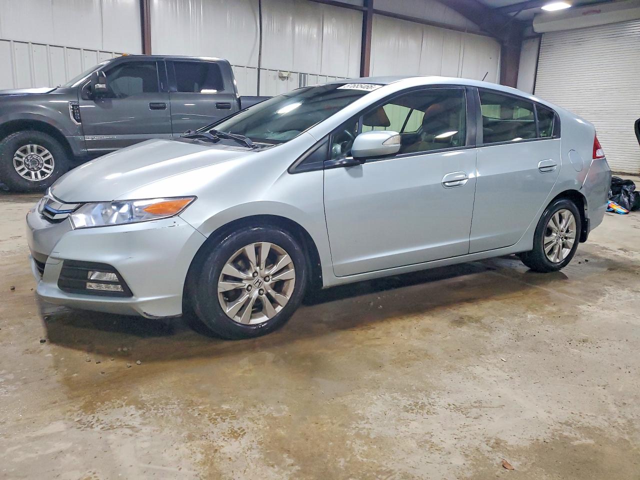 2013 Honda Insight Ex Silver vin: JHMZE2H76DS004214