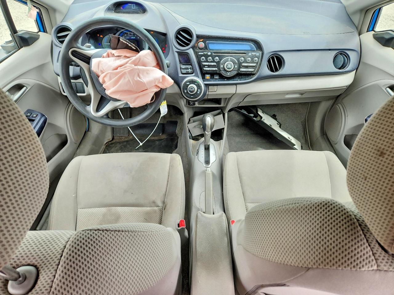 2010 Honda Insight Ex Синий vin: JHMZE2H77AS003407