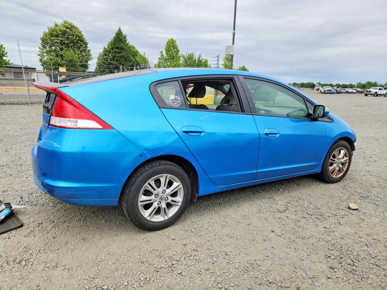 2010 Honda Insight Ex Синий vin: JHMZE2H77AS003407