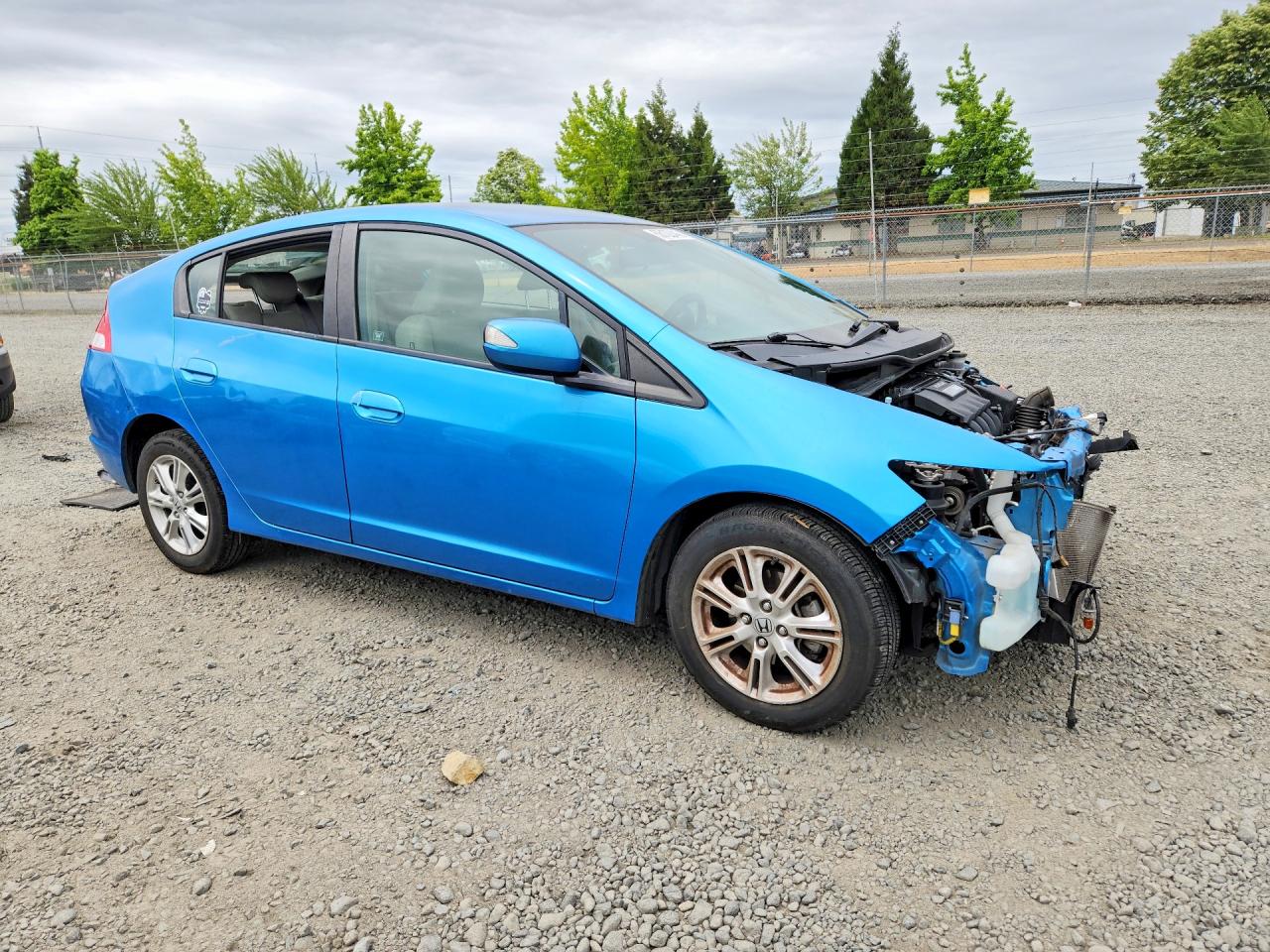 2010 Honda Insight Ex Синий vin: JHMZE2H77AS003407