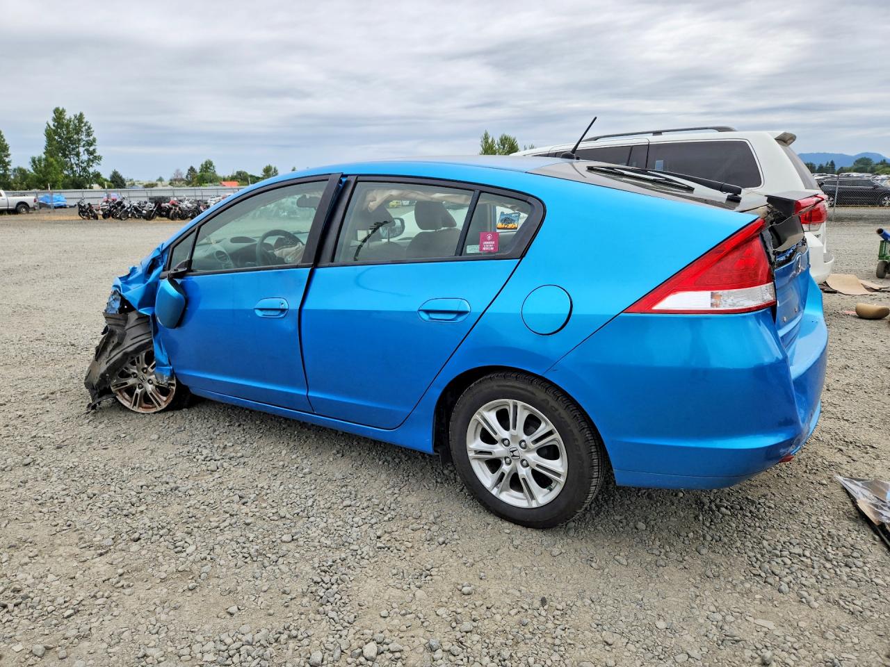 2010 Honda Insight Ex Синий vin: JHMZE2H77AS003407