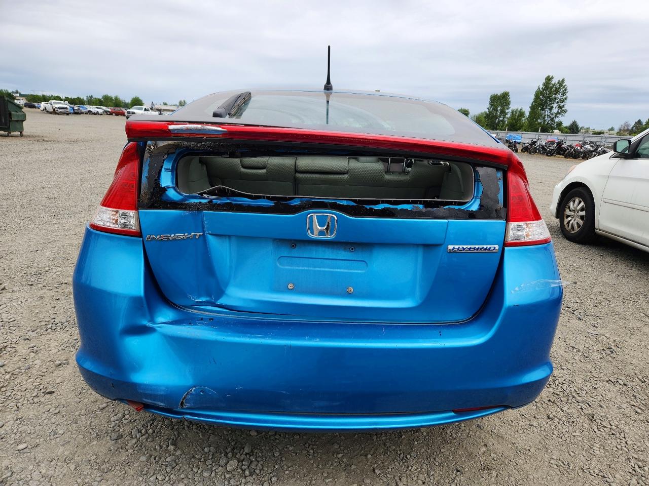 2010 Honda Insight Ex Синий vin: JHMZE2H77AS003407