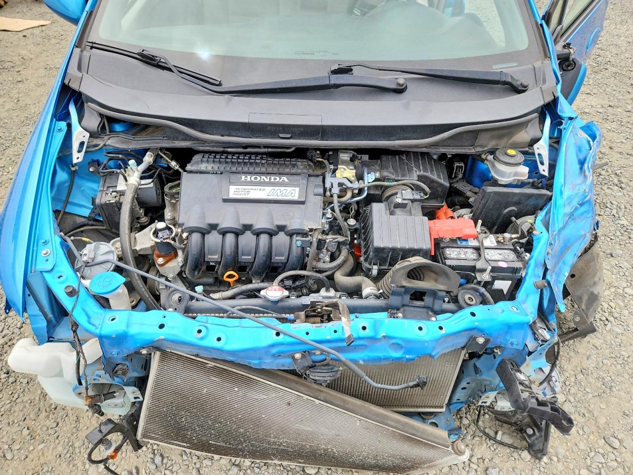 2010 Honda Insight Ex Синий vin: JHMZE2H77AS003407