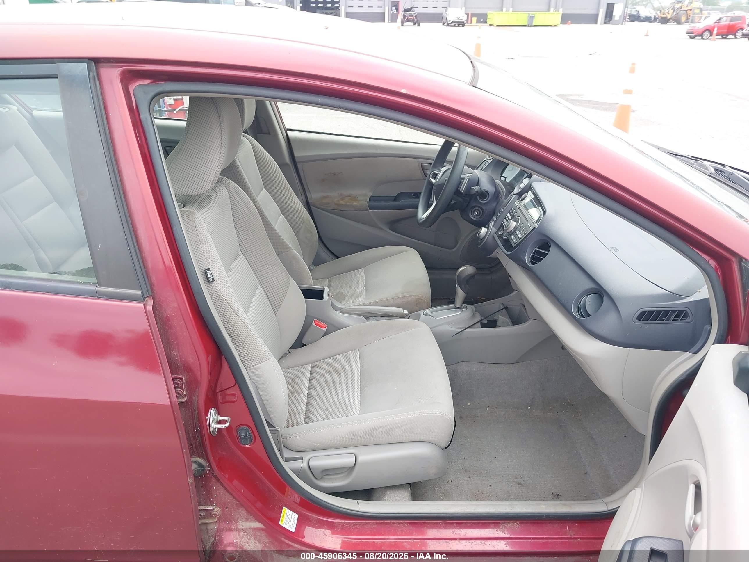 2010 Honda Insight Ex Red vin: JHMZE2H77AS004959