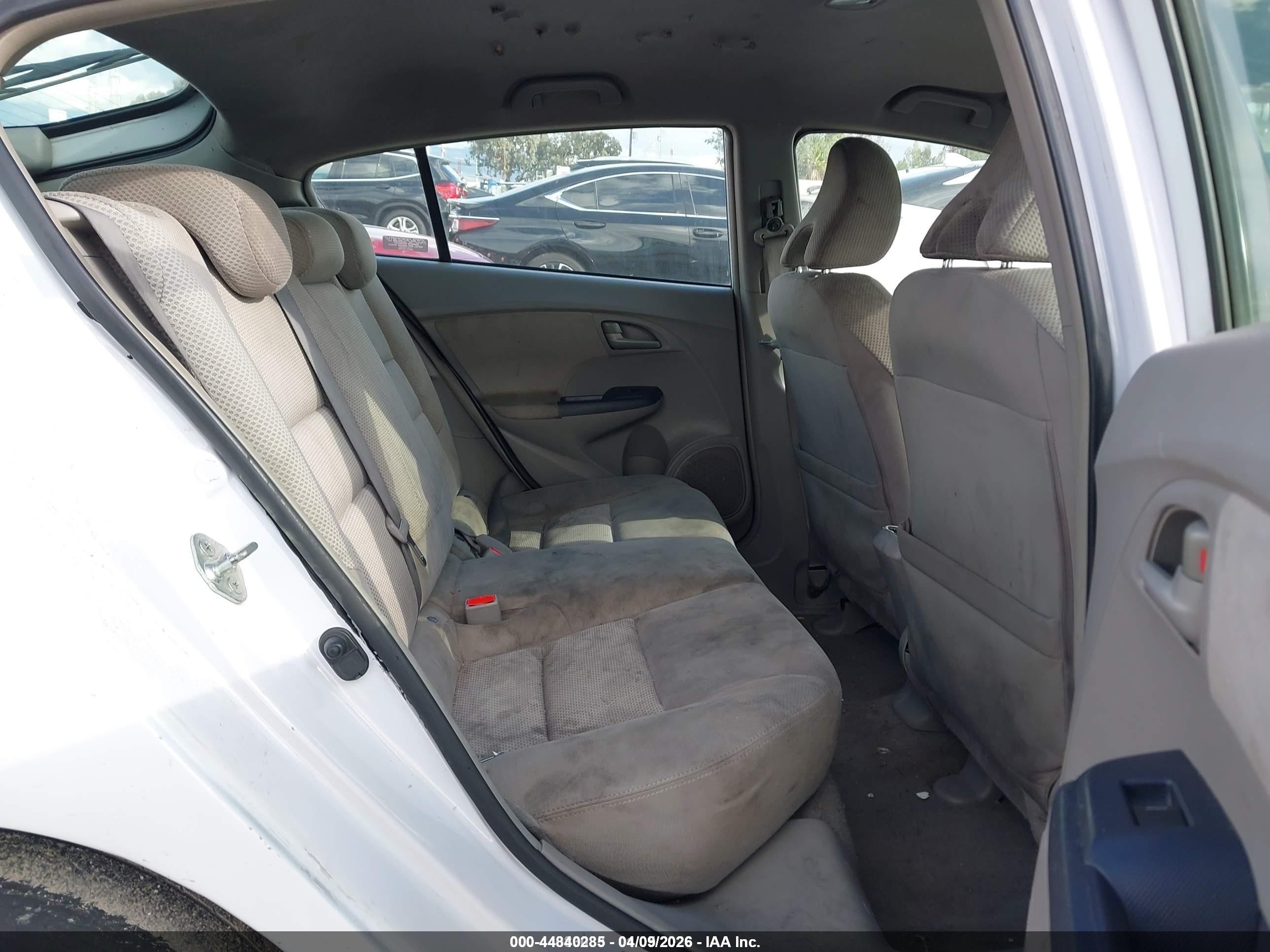 2010 Honda Insight Ex White vin: JHMZE2H77AS009062