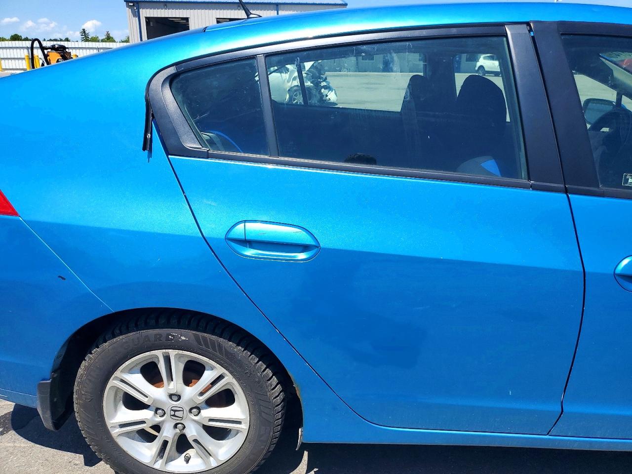 2010 Honda Insight Ex Blue vin: JHMZE2H77AS014844