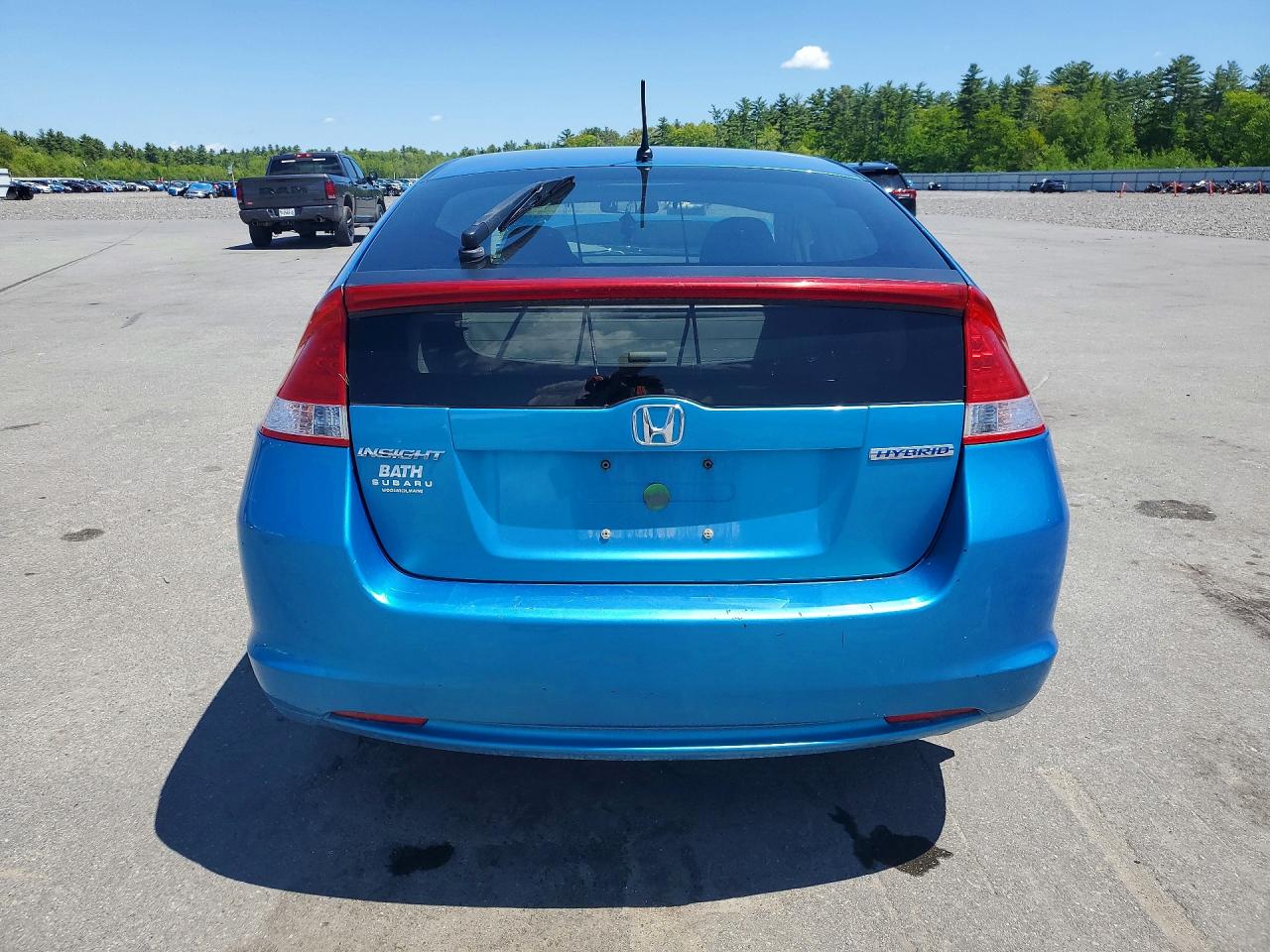 2010 Honda Insight Ex Blue vin: JHMZE2H77AS014844