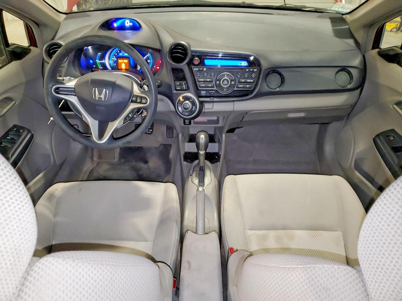 2010 Honda Insight Ex Maroon vin: JHMZE2H77AS026279
