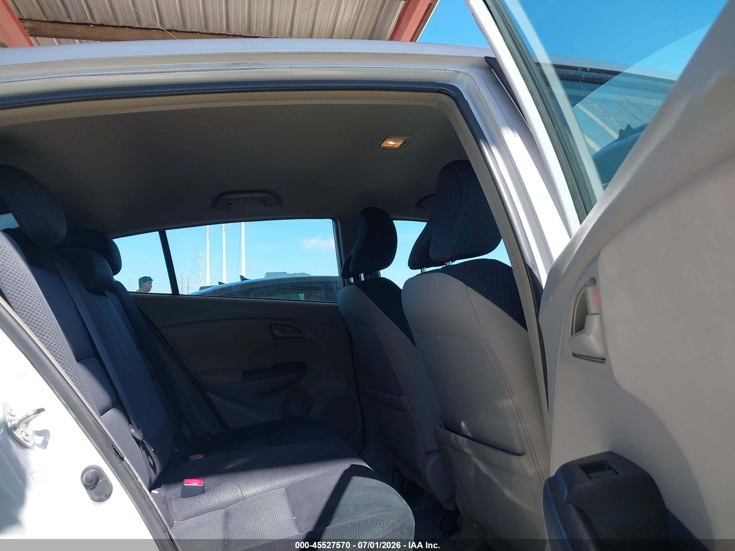 2010 Honda Insight Ex White vin: JHMZE2H77AS029781