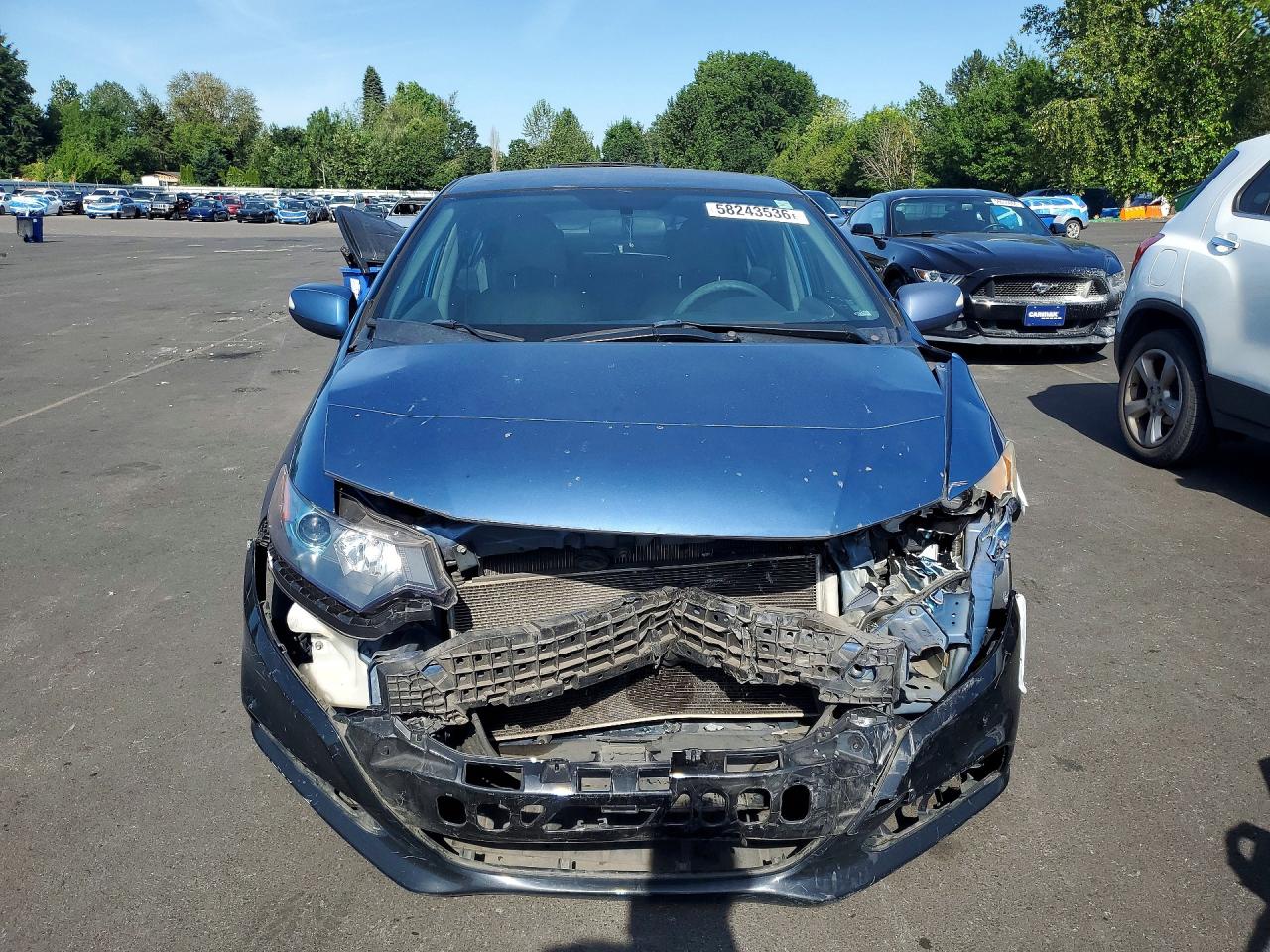 2010 Honda Insight Ex Blue vin: JHMZE2H77AS030767