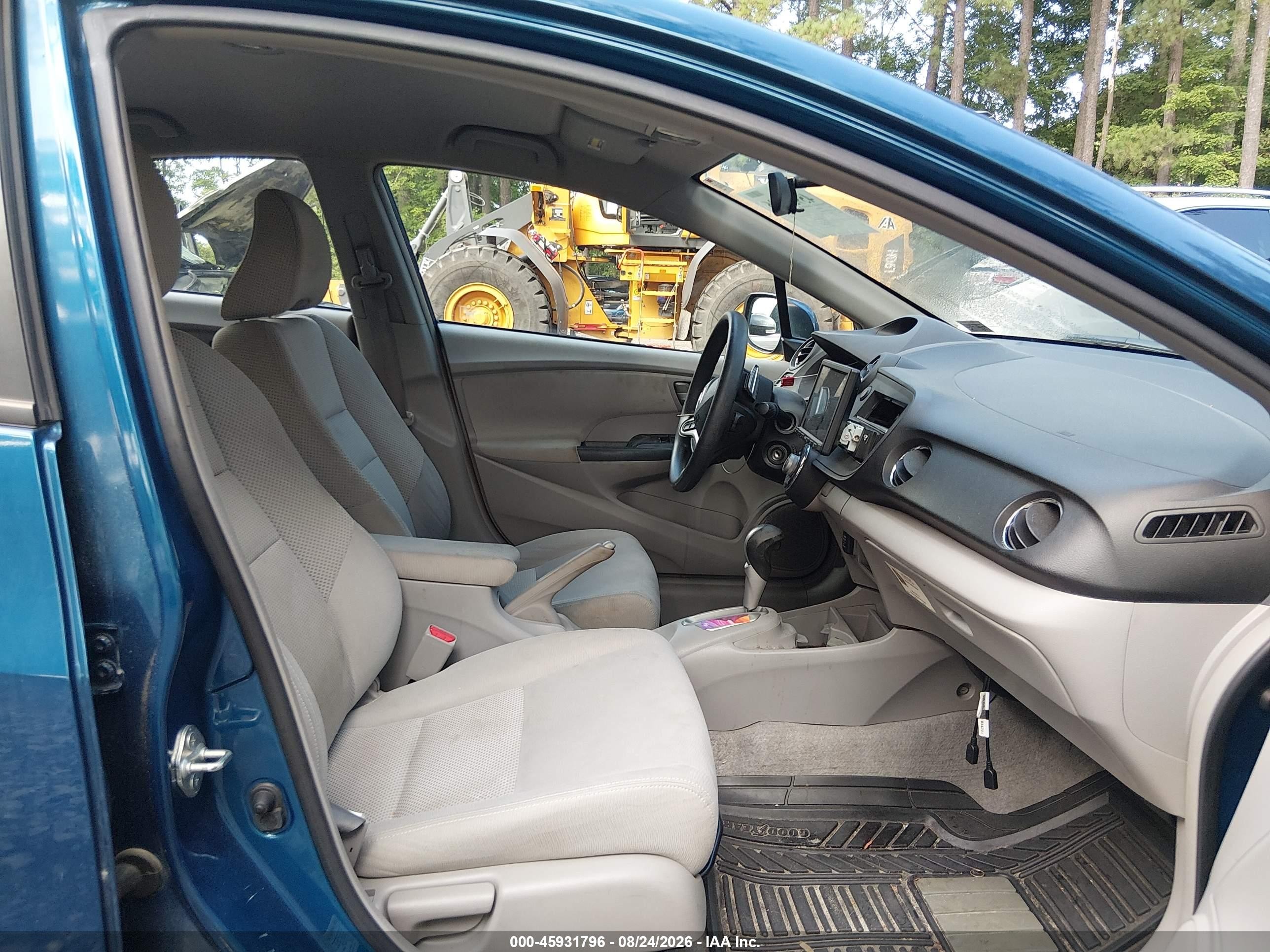 2011 Honda Insight Ex Blue vin: JHMZE2H77BS000122