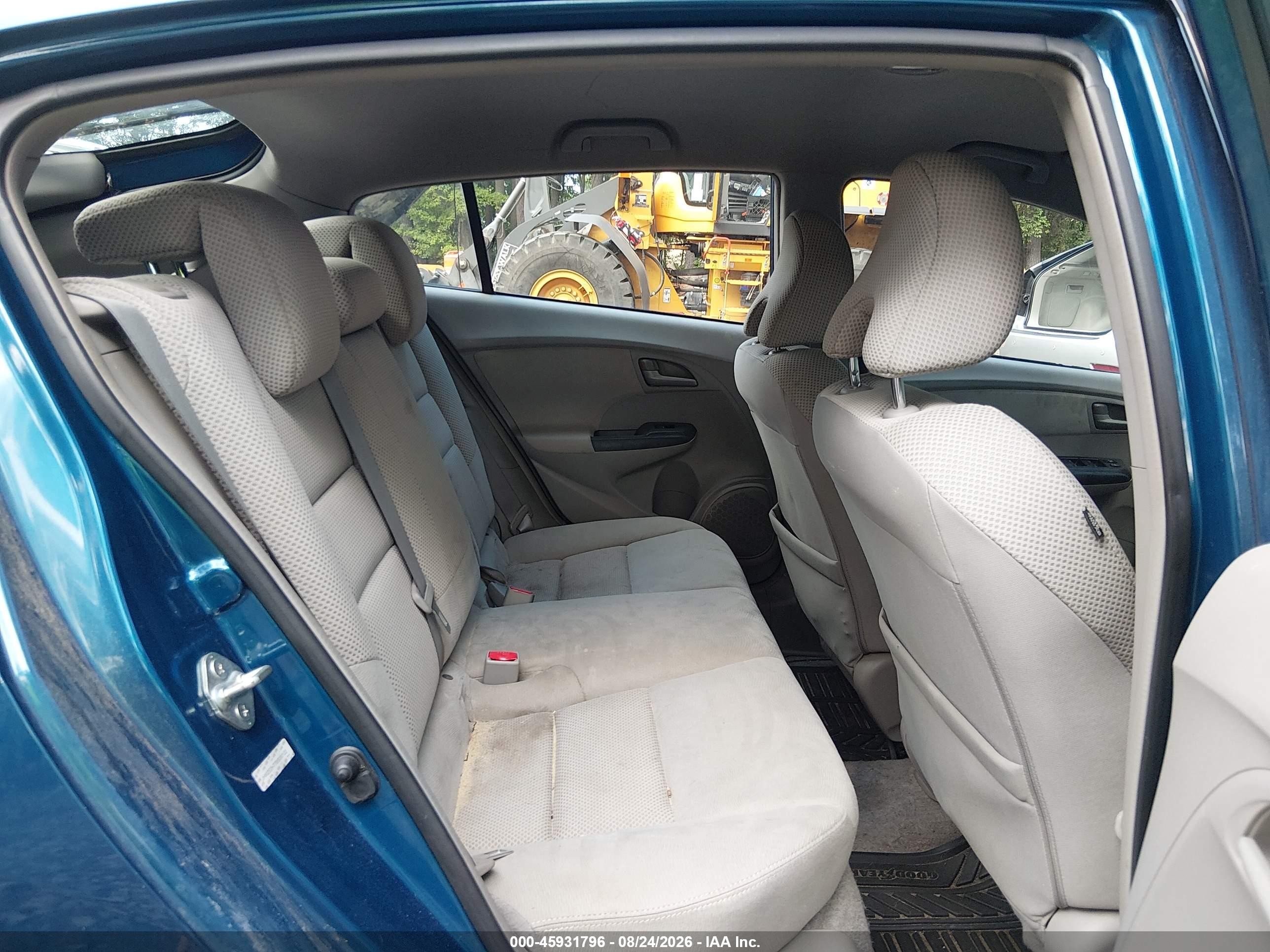 2011 Honda Insight Ex Blue vin: JHMZE2H77BS000122