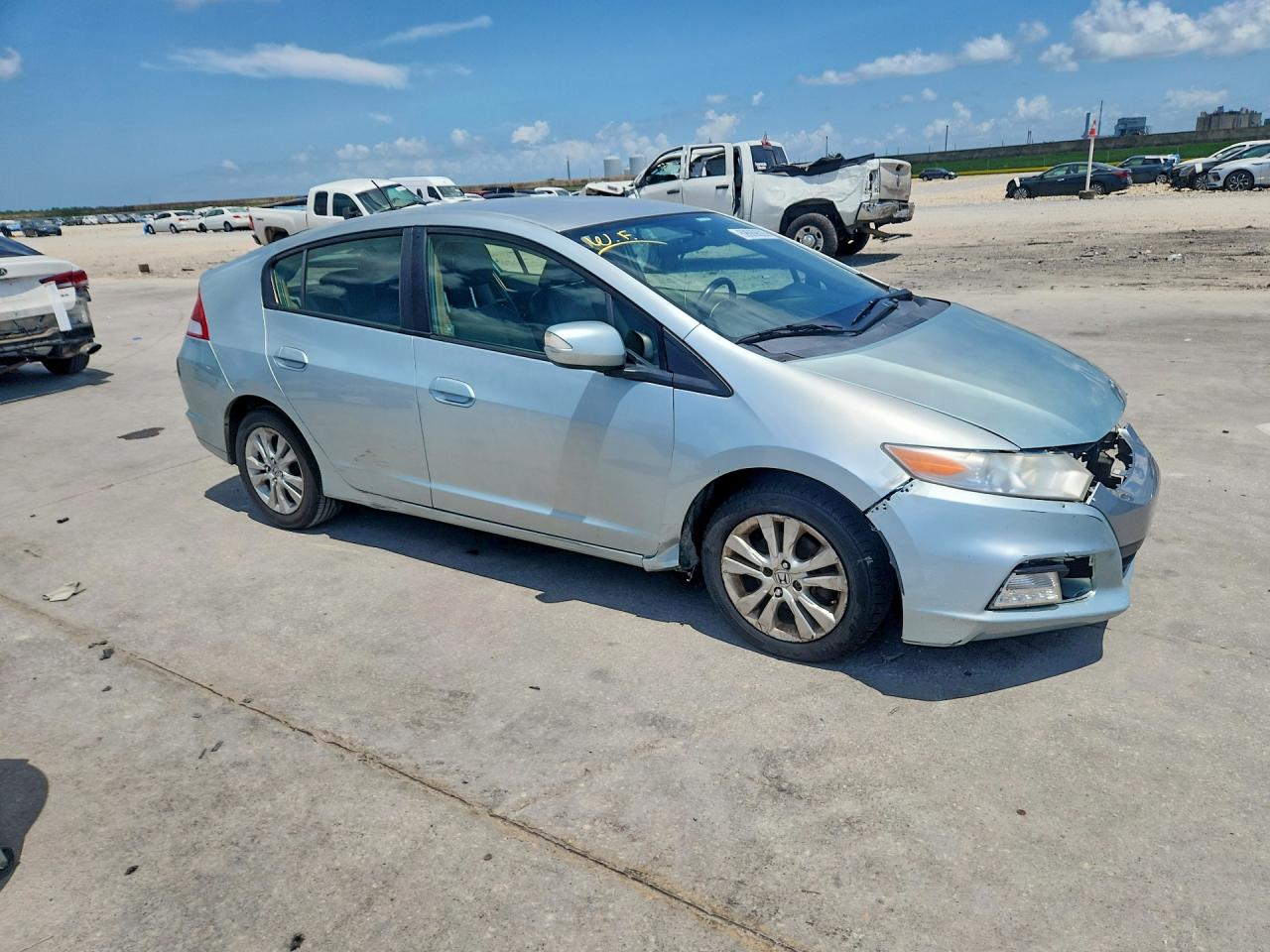 2012 Honda Insight Ex Silver vin: JHMZE2H77CS005760