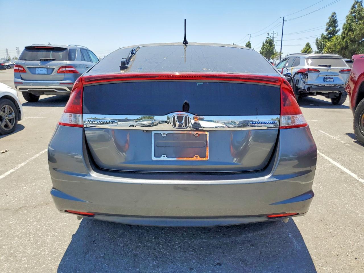 2013 Honda Insight Ex Charcoal vin: JHMZE2H77DS003492
