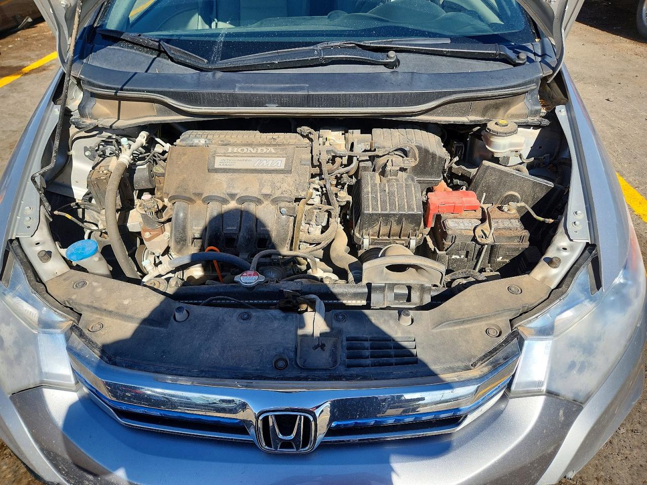2014 Honda Insight Ex Silver vin: JHMZE2H77ES001971