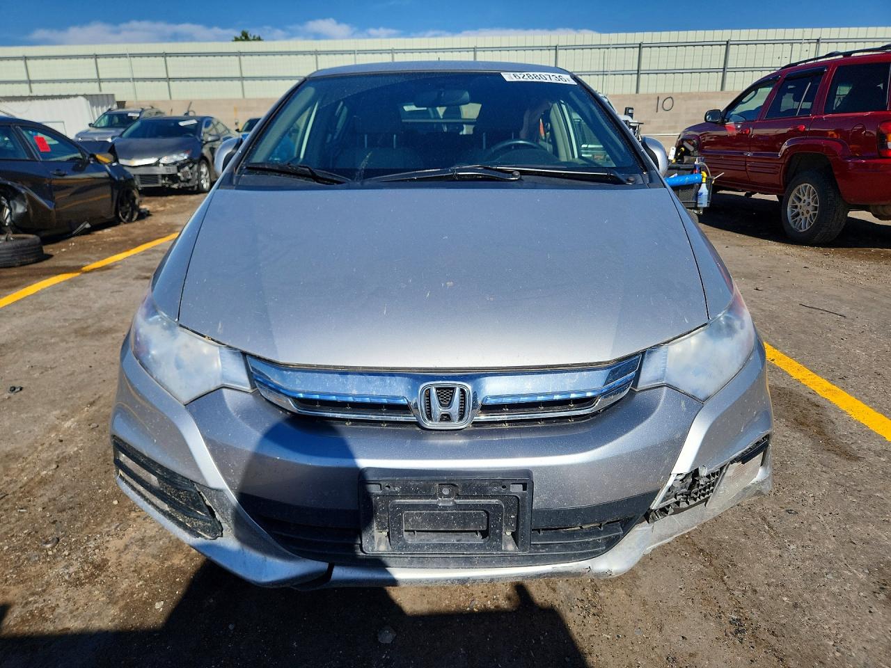 2014 Honda Insight Ex Silver vin: JHMZE2H77ES001971