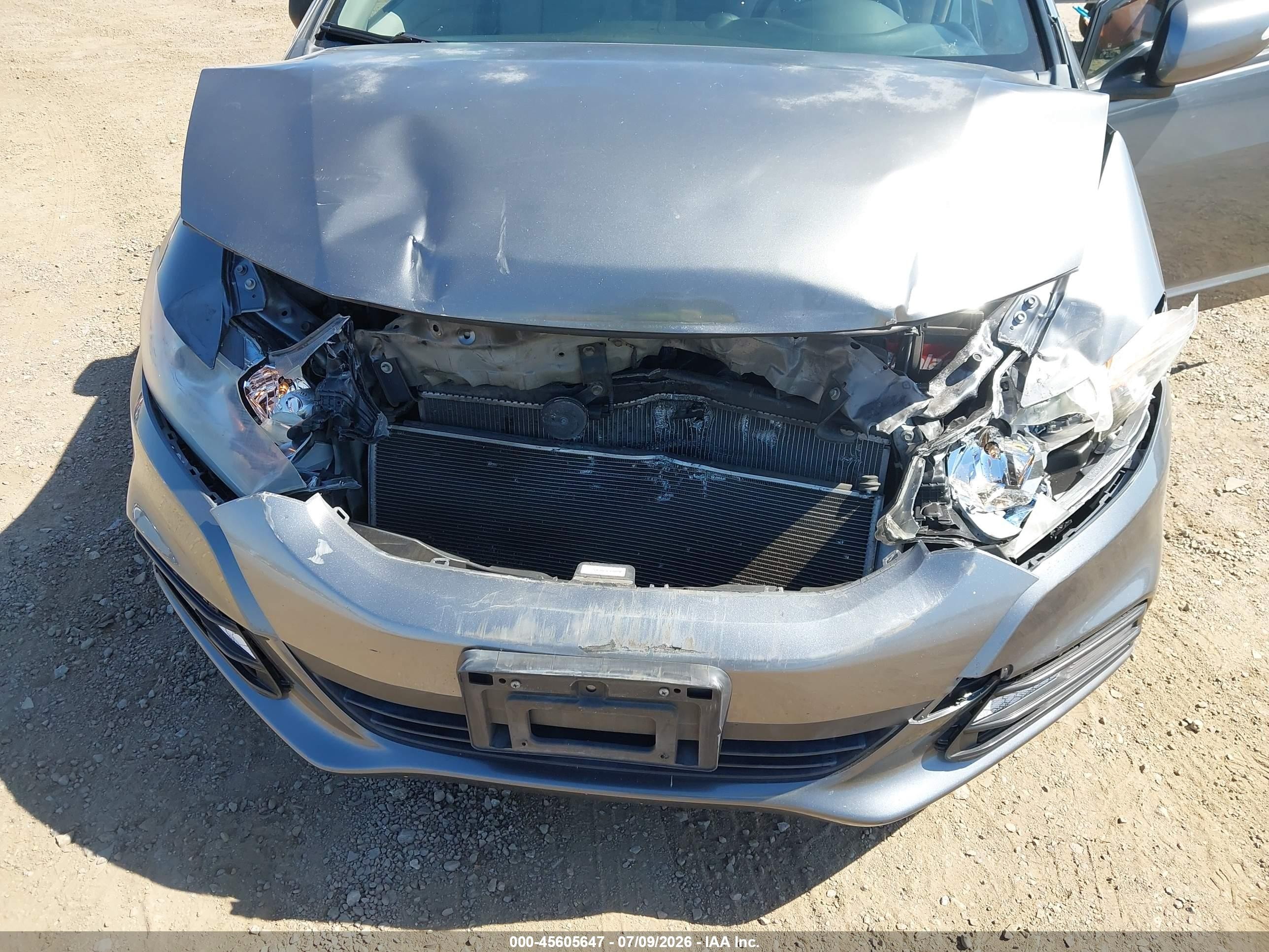2014 Honda Insight Ex Gray vin: JHMZE2H77ES002036