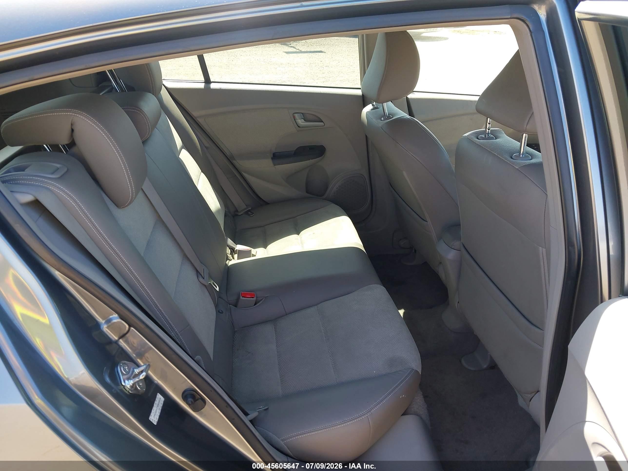 2014 Honda Insight Ex Gray vin: JHMZE2H77ES002036