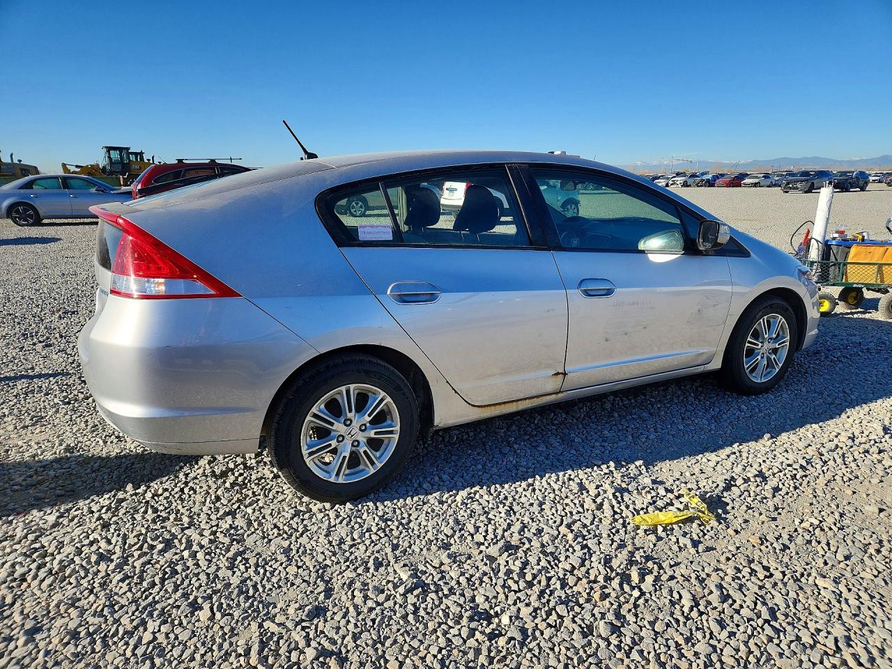 2010 Honda Insight Ex Серебряный vin: JHMZE2H78AS001813