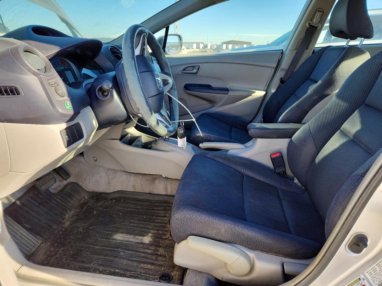 2010 Honda Insight Ex Серебряный vin: JHMZE2H78AS001813