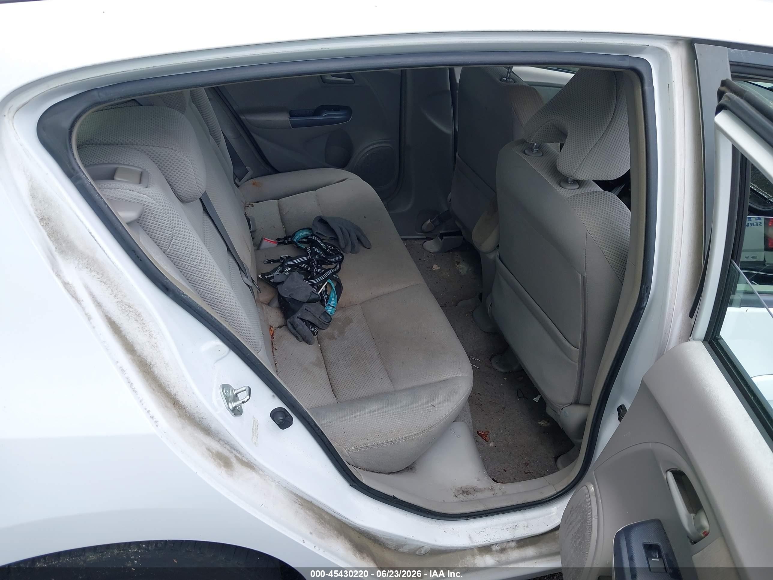 2010 Honda Insight Ex White vin: JHMZE2H78AS006199