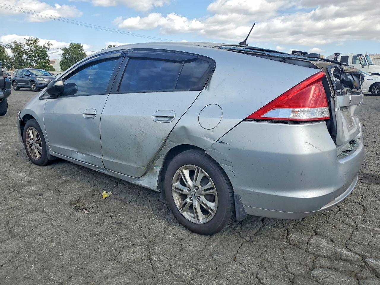 2010 Honda Insight Ex Silver vin: JHMZE2H78AS012259