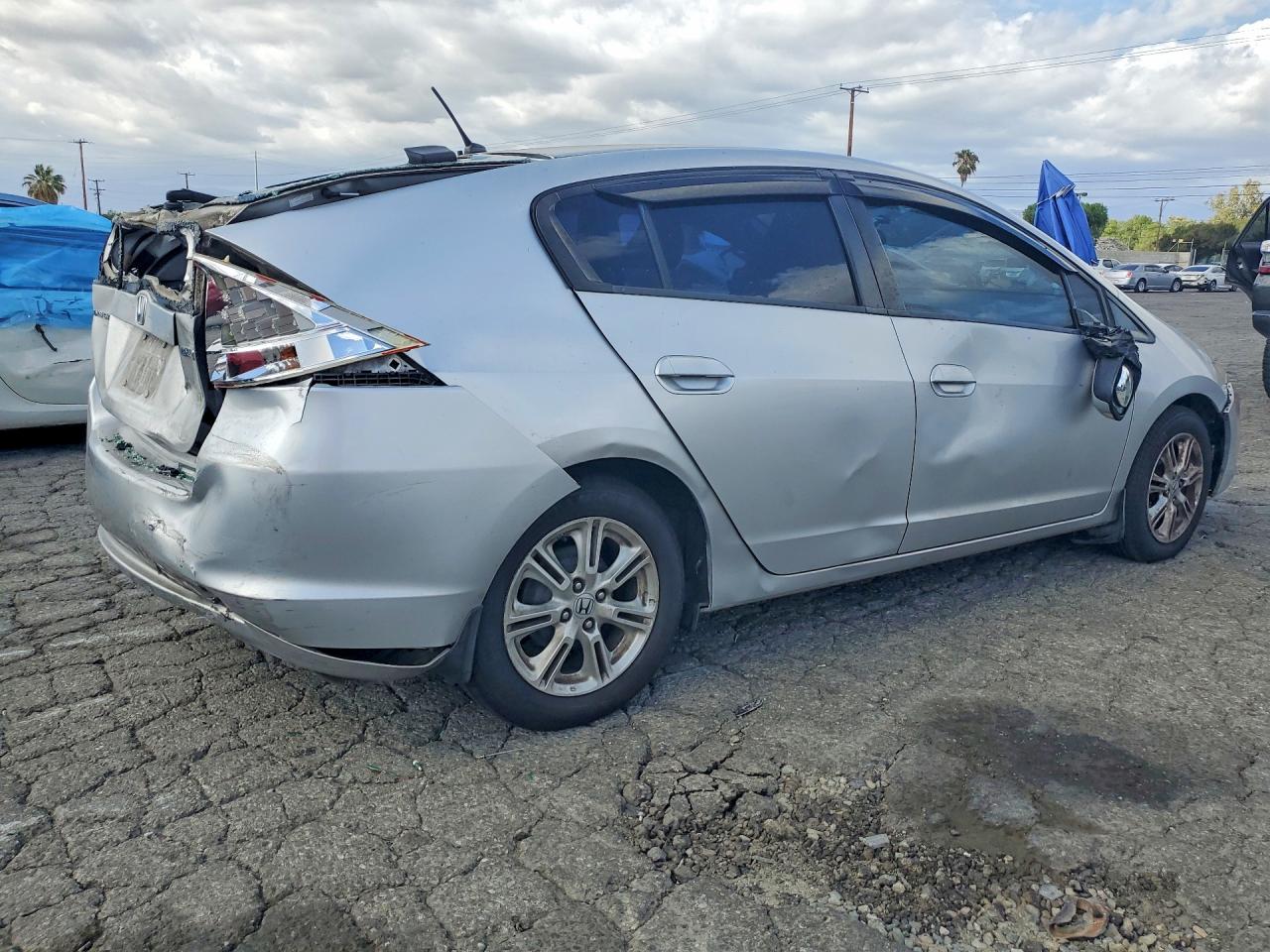 2010 Honda Insight Ex Silver vin: JHMZE2H78AS012259
