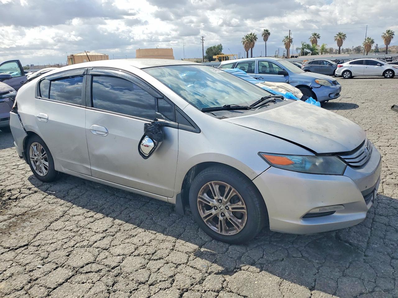 2010 Honda Insight Ex Silver vin: JHMZE2H78AS012259