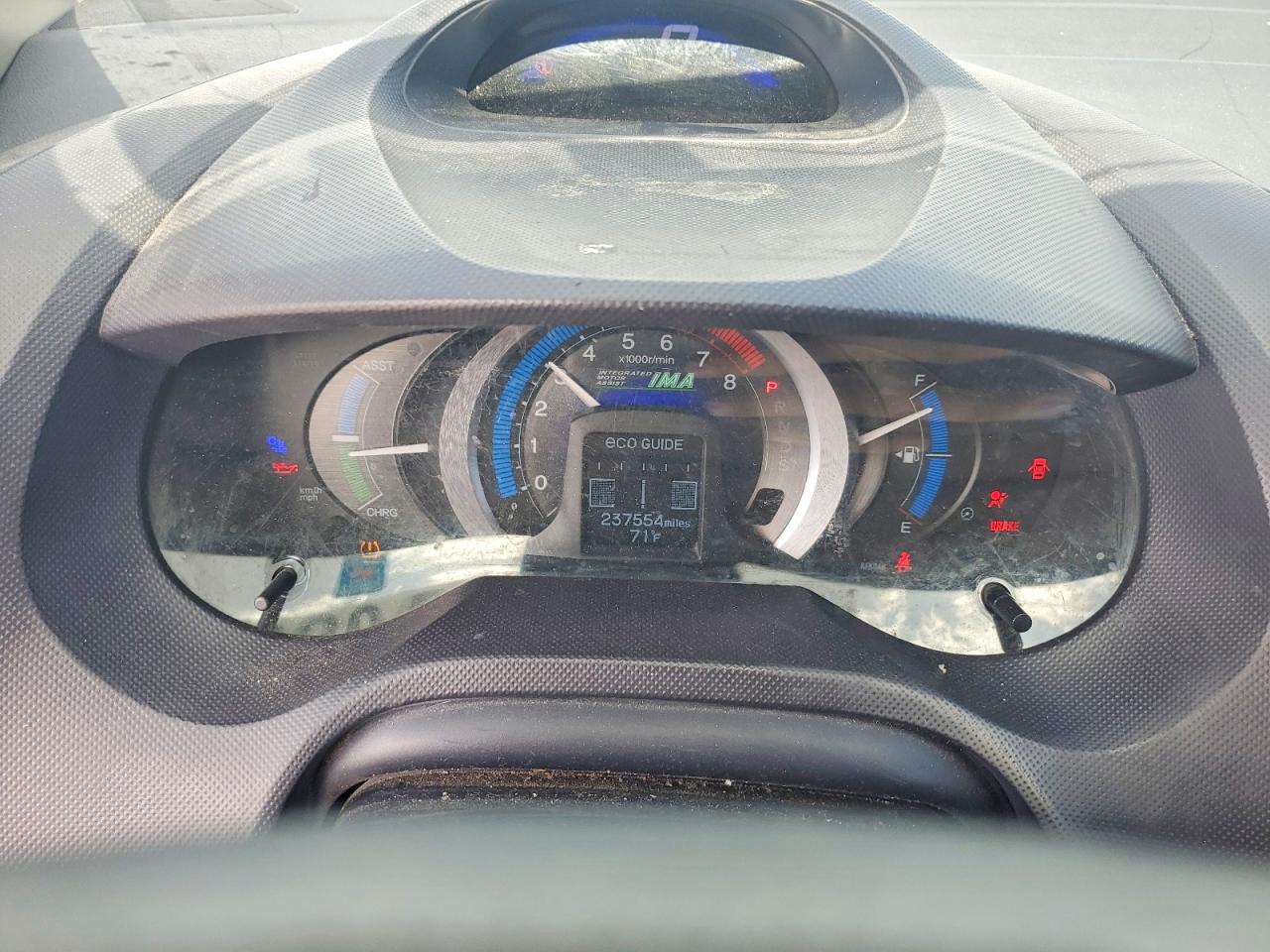 2010 Honda Insight Ex Silver vin: JHMZE2H78AS012259