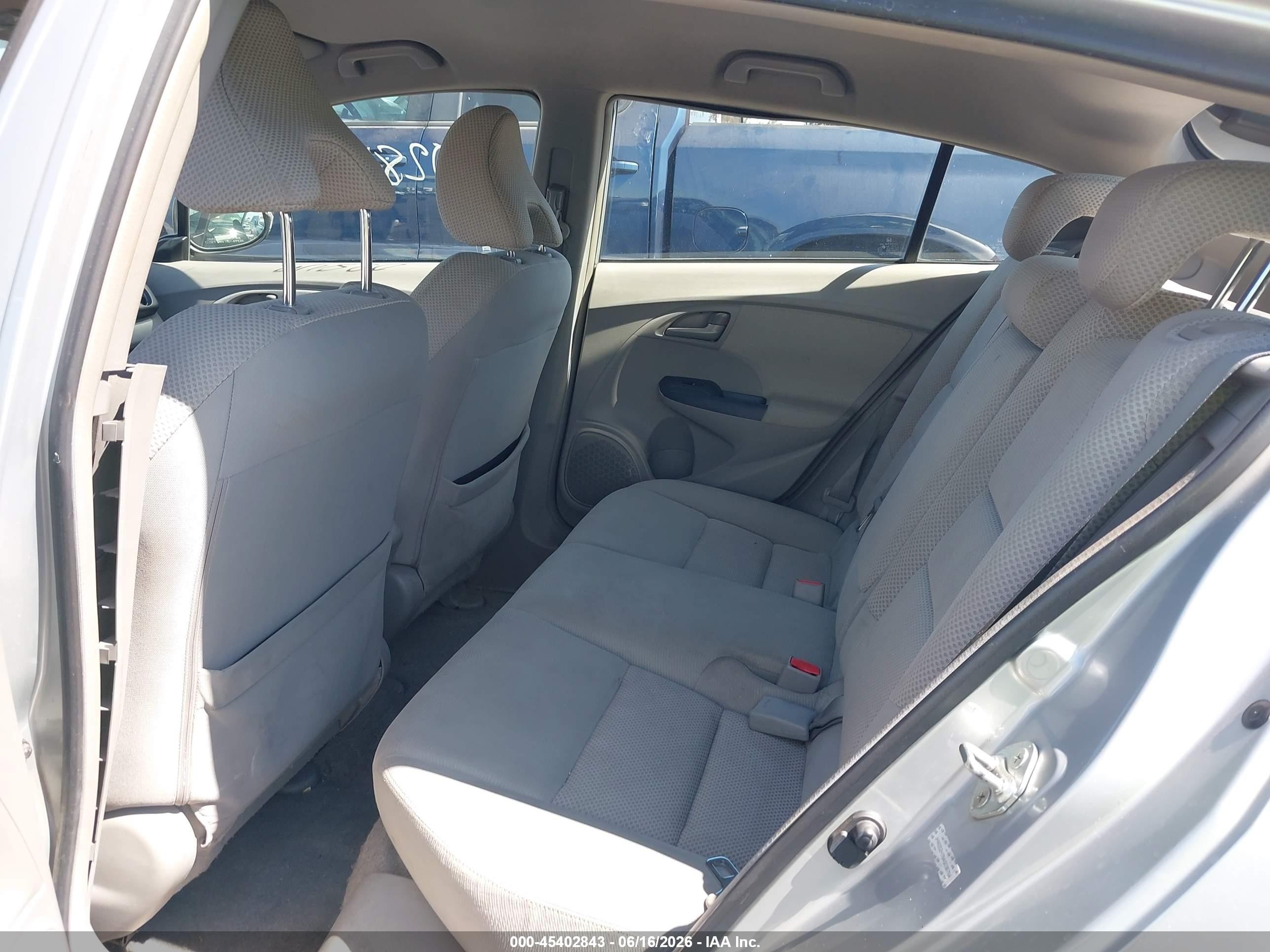 2010 Honda Insight Ex Silver vin: JHMZE2H78AS038764