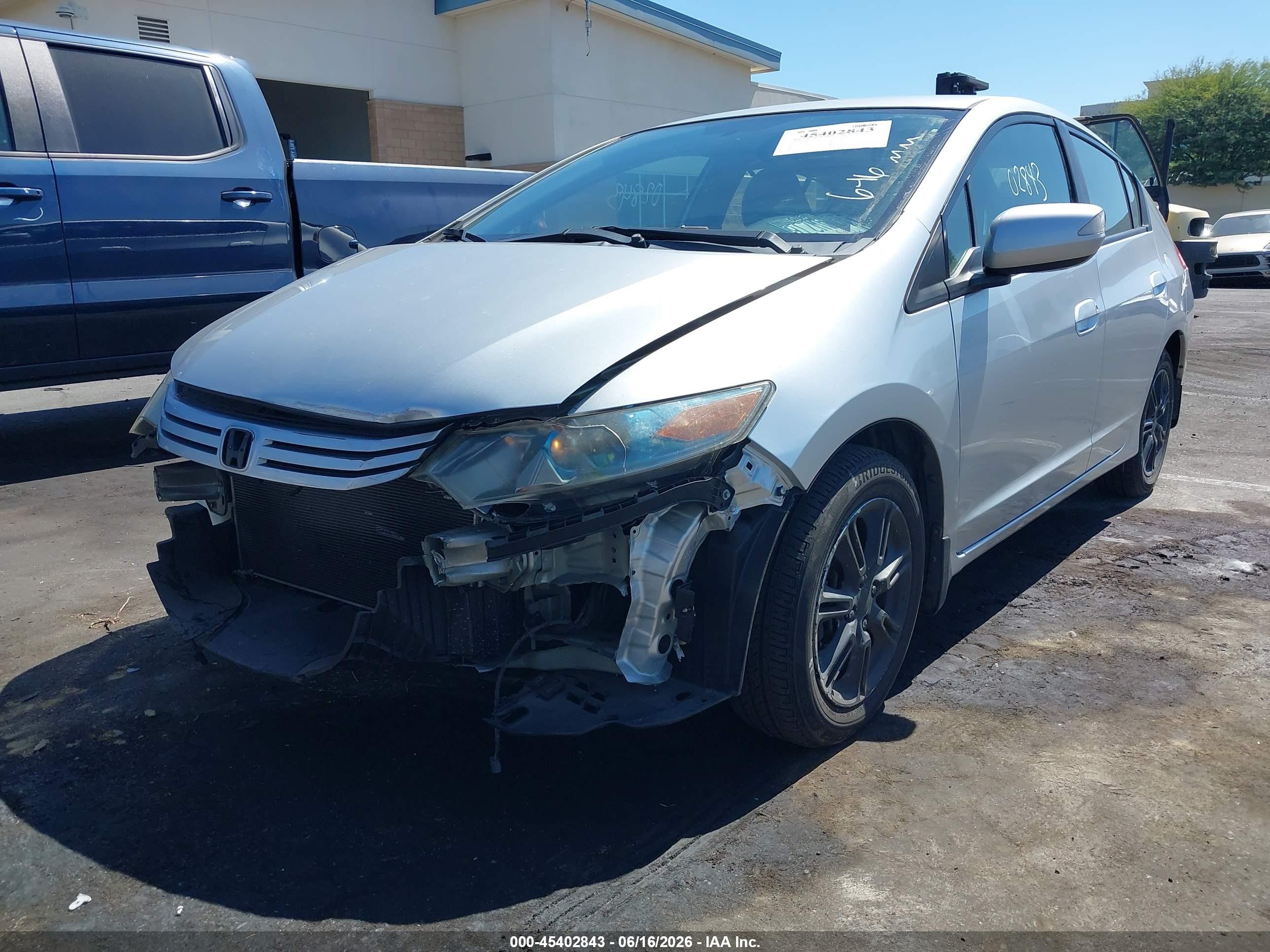 2010 Honda Insight Ex Silver vin: JHMZE2H78AS038764