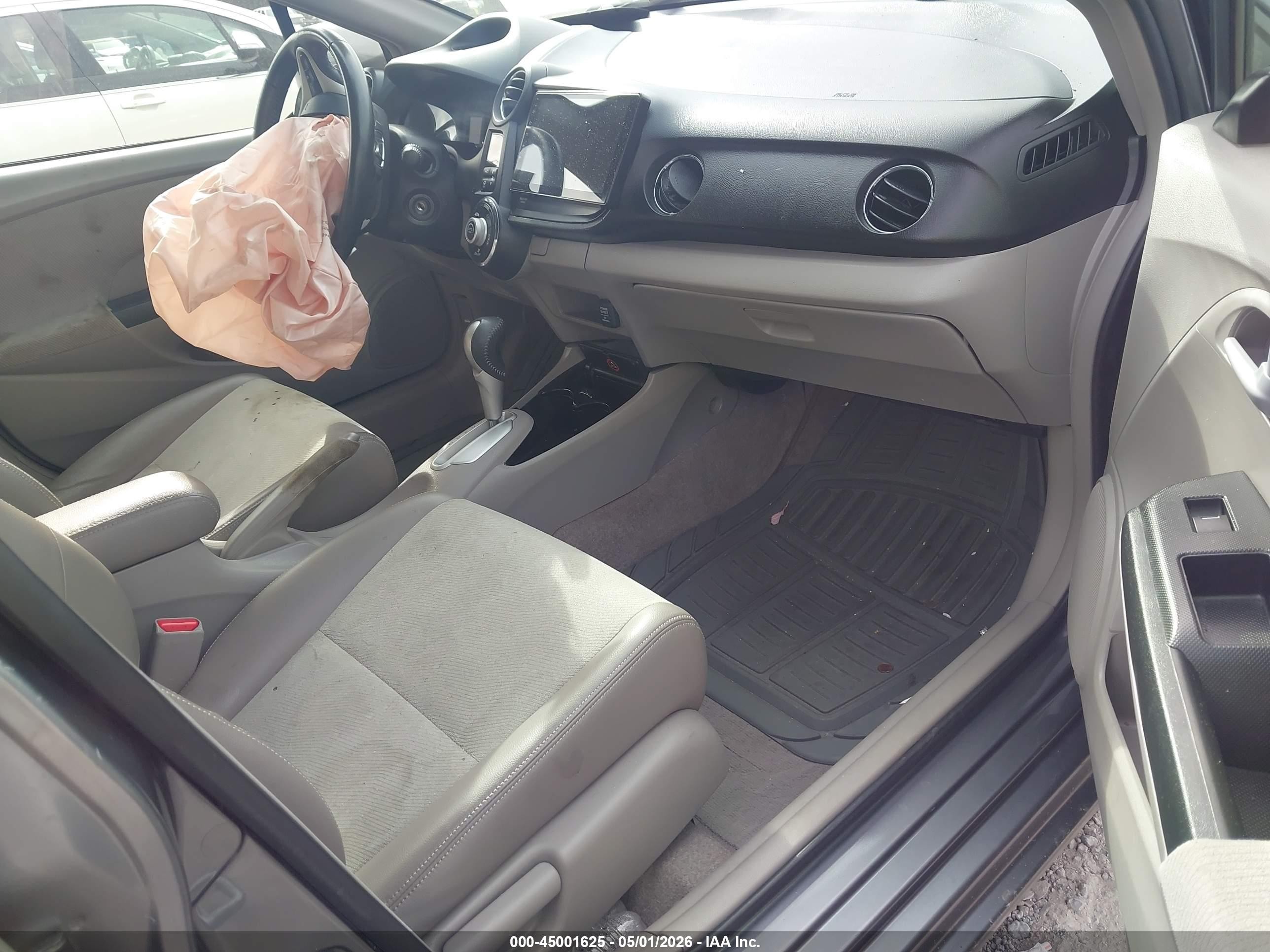 2013 Honda Insight Ex Gray vin: JHMZE2H78DS005834