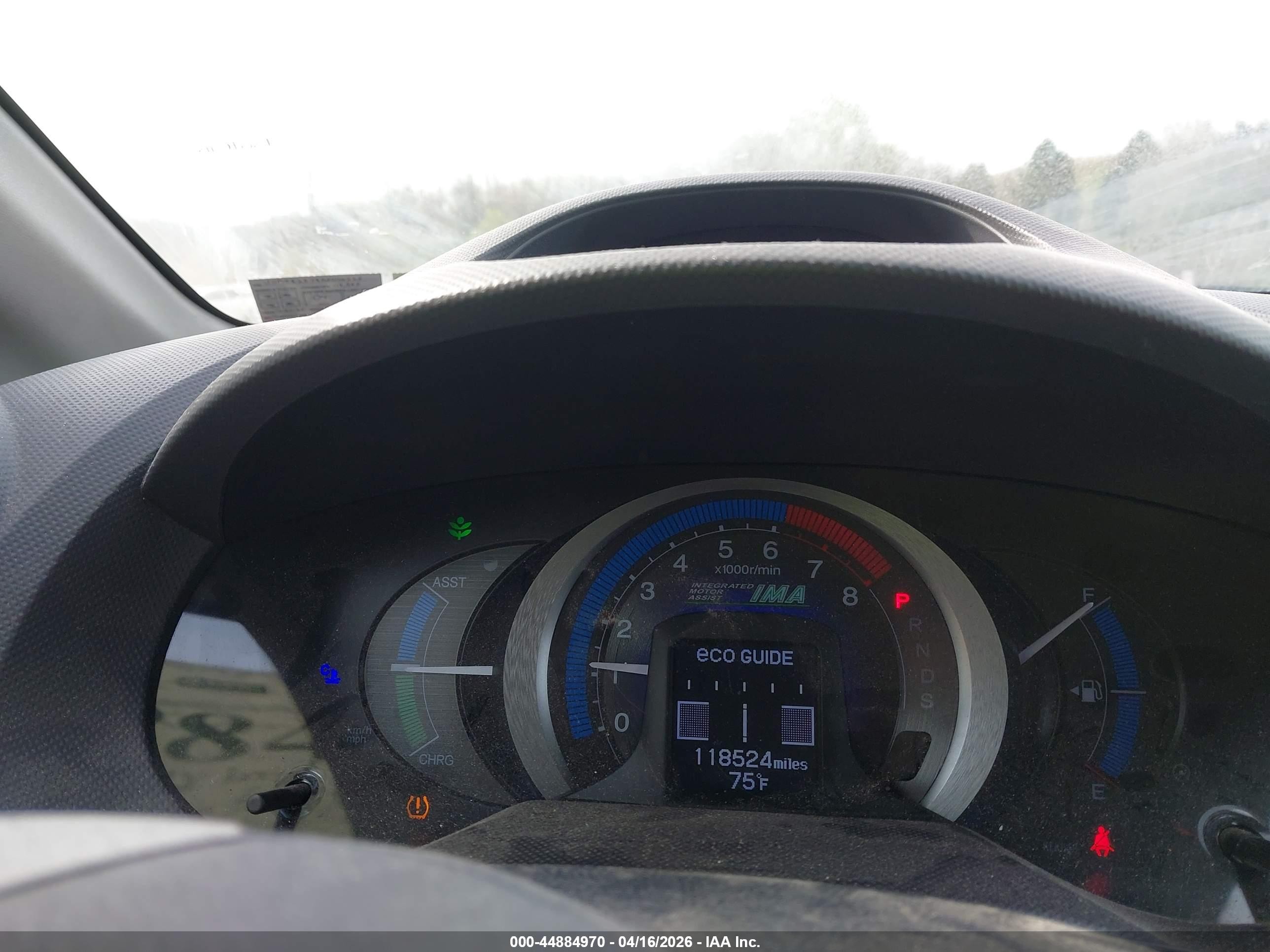 2010 Honda Insight Ex Silver vin: JHMZE2H79AS000525