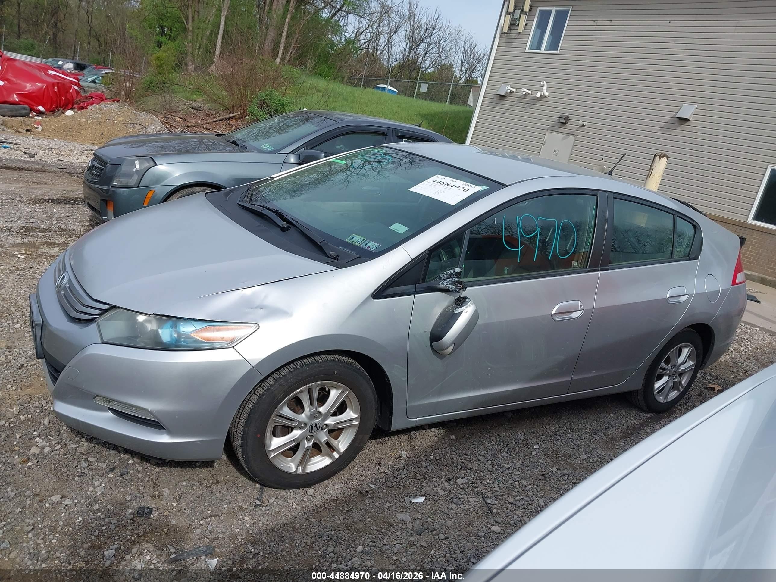2010 Honda Insight Ex Silver vin: JHMZE2H79AS000525