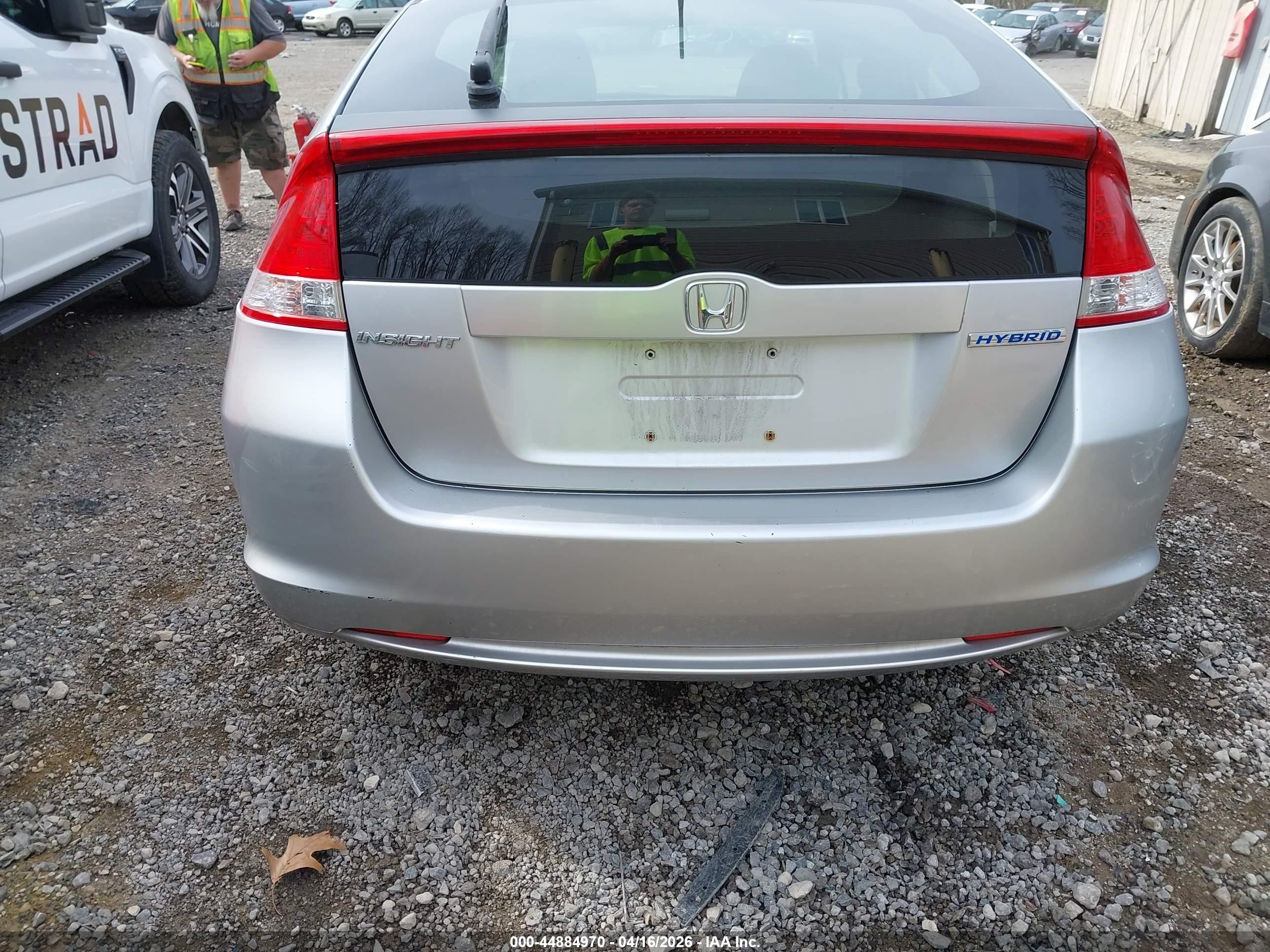 2010 Honda Insight Ex Silver vin: JHMZE2H79AS000525