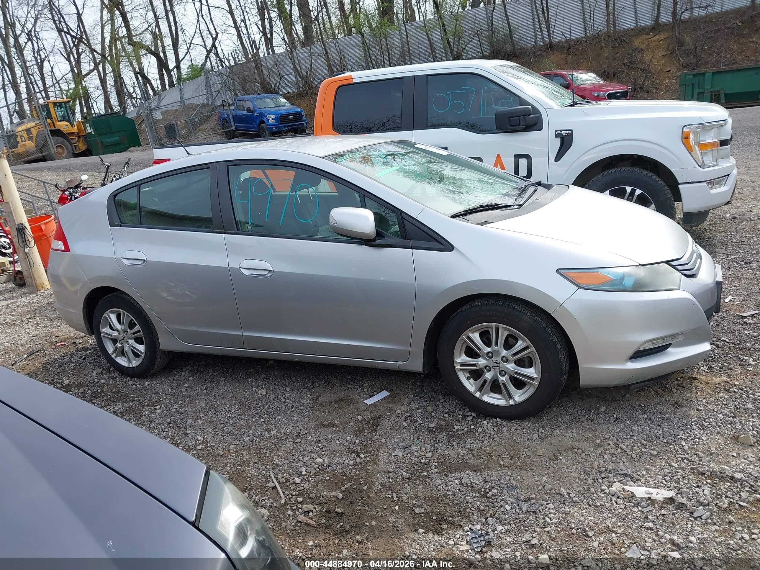 2010 Honda Insight Ex Silver vin: JHMZE2H79AS000525
