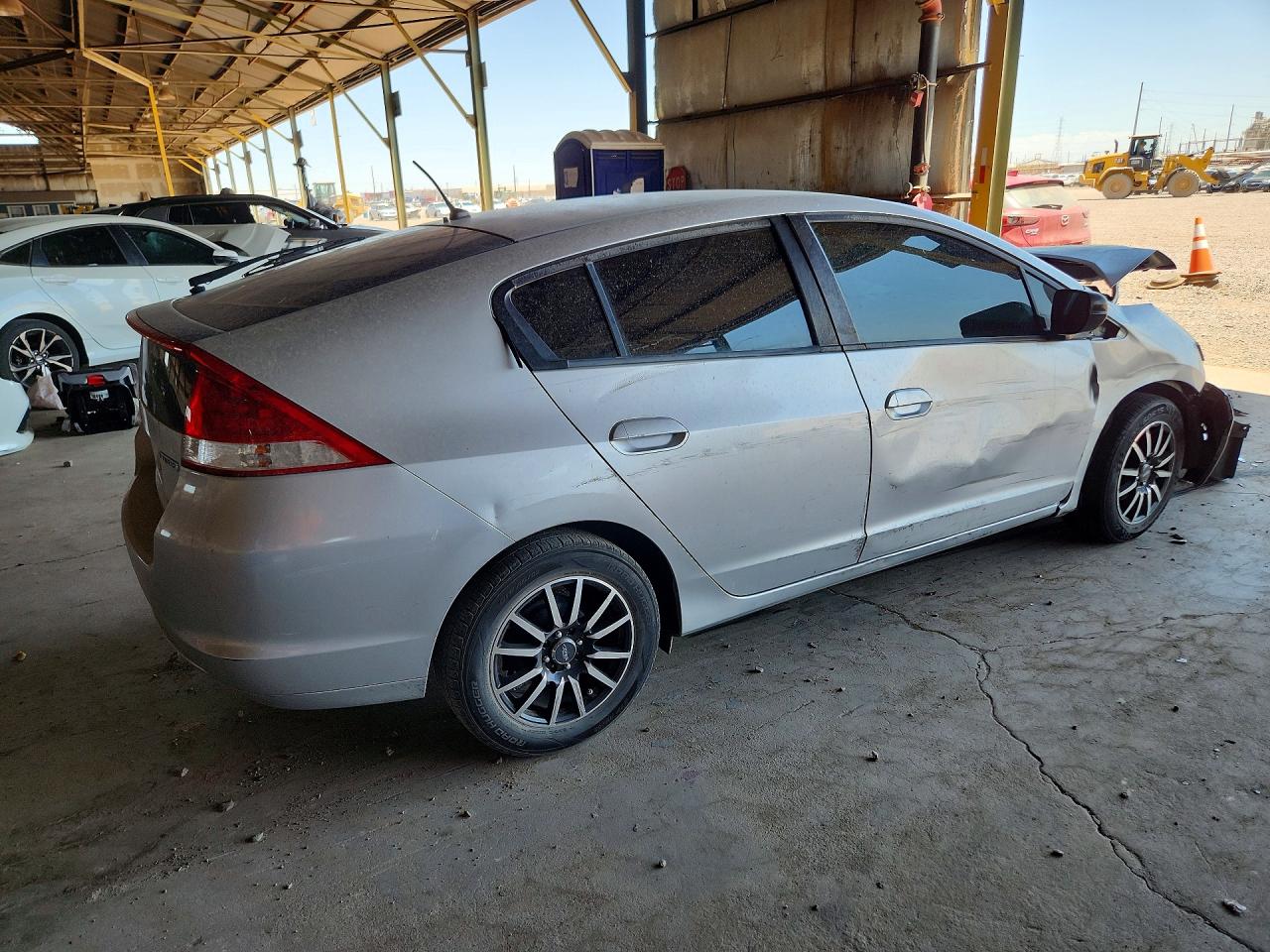 2010 Honda Insight Ex Silver vin: JHMZE2H79AS007944