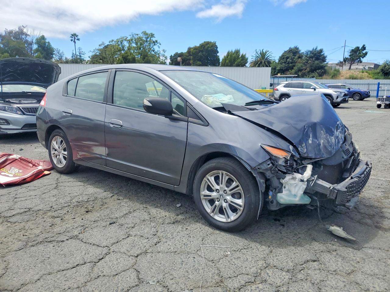 2010 Honda Insight Ex Charcoal vin: JHMZE2H79AS010858