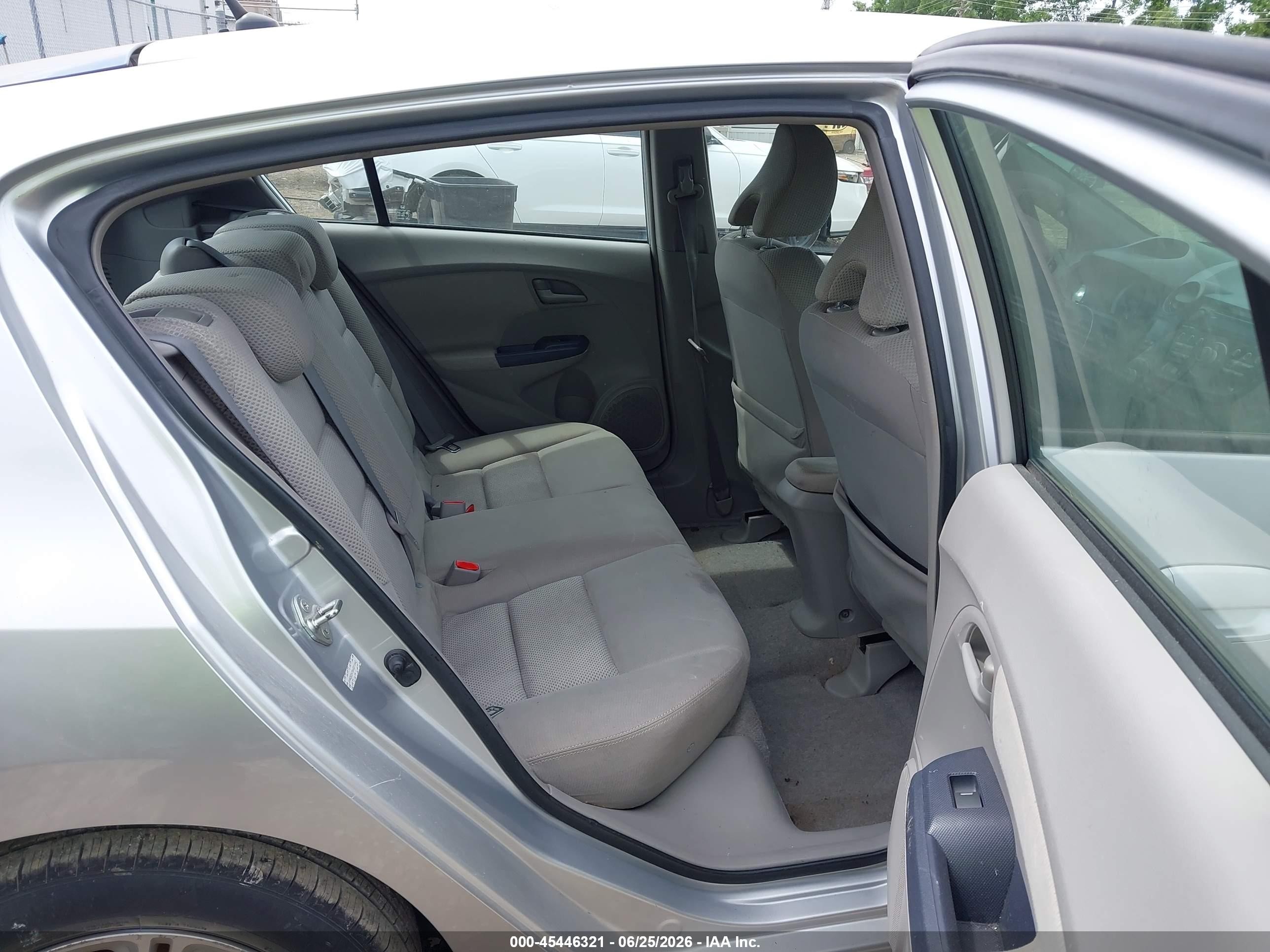 2010 Honda Insight Ex Silver vin: JHMZE2H79AS011542